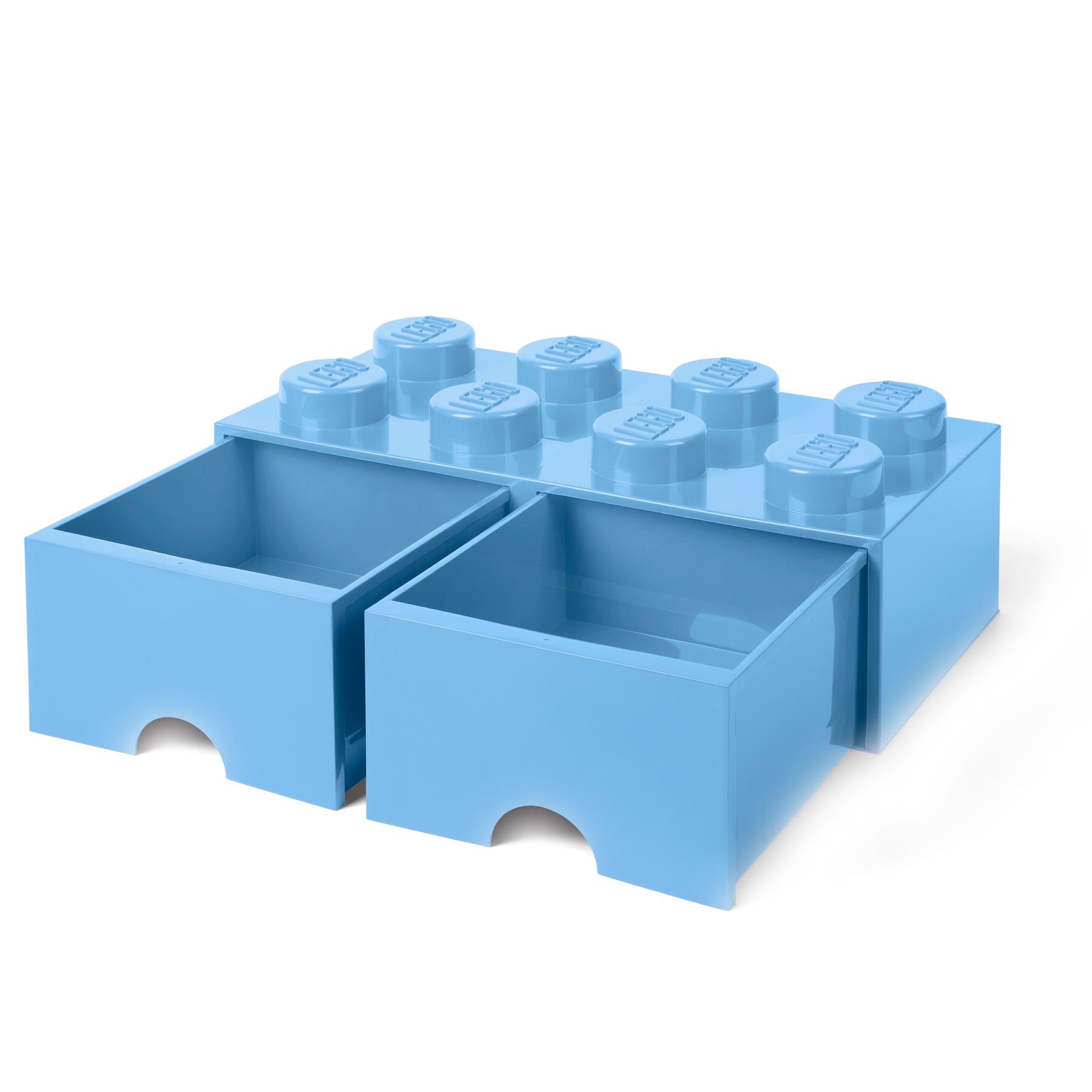 LEGO® Brick 8 Opbergbox Met Lade - Lichtblauw