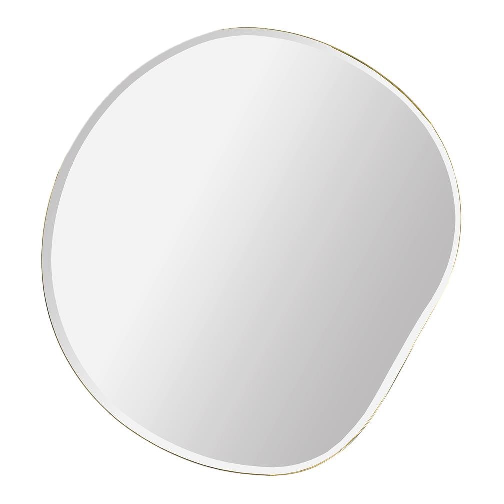 ferm LIVING Pond Spiegel - Small - Brass Frame