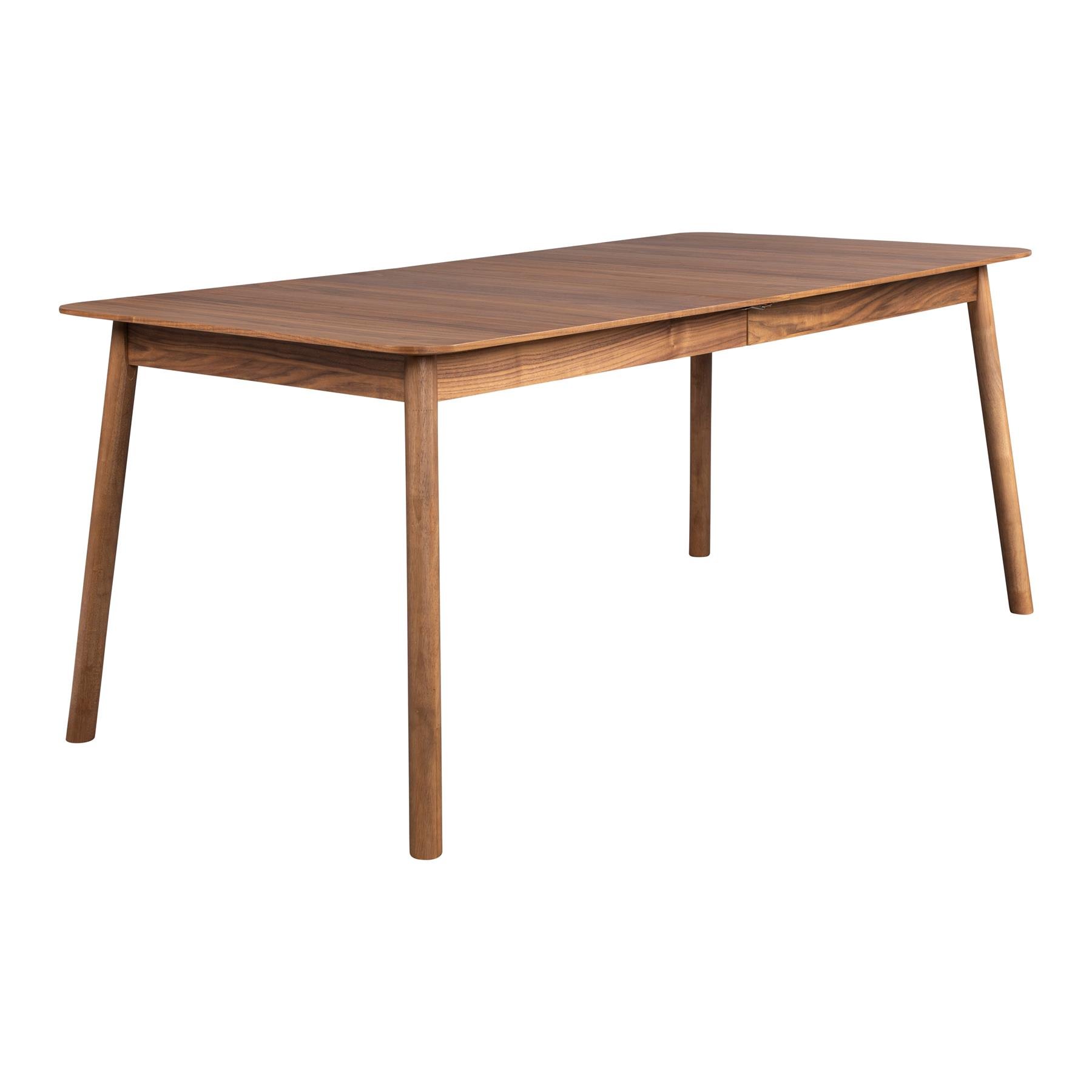 Zuiver Glimps Eettafel Uitschuifbaar - 180/240 x 90 cm - Walnoot 