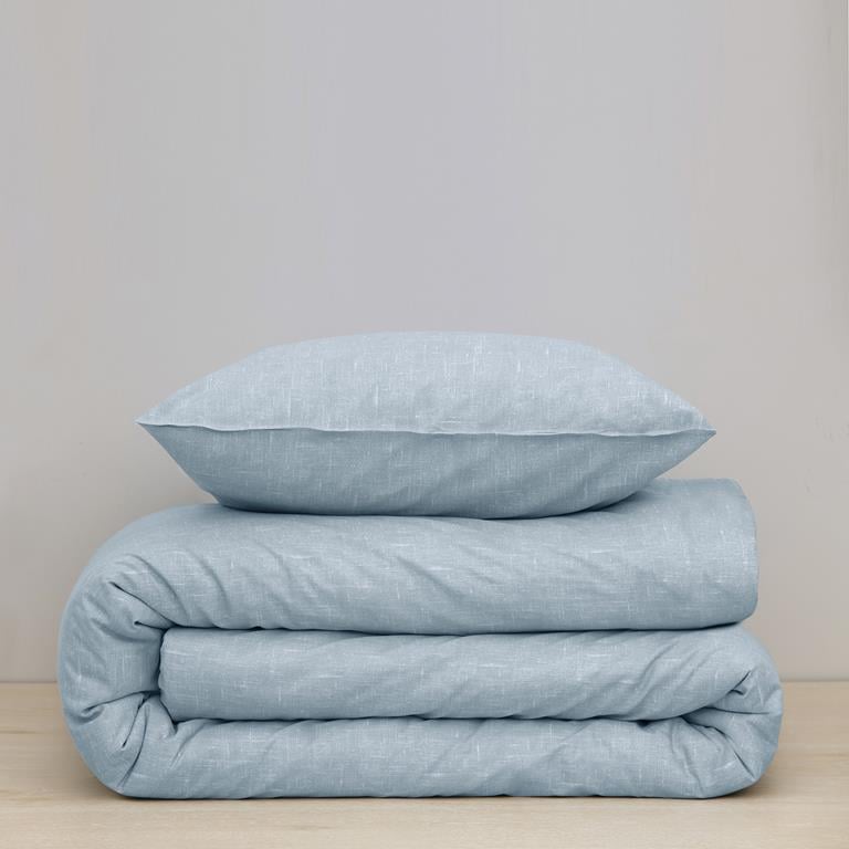 Damai Ebba Dekbedovertrek 240 x 200|220 cm - Soft Blue