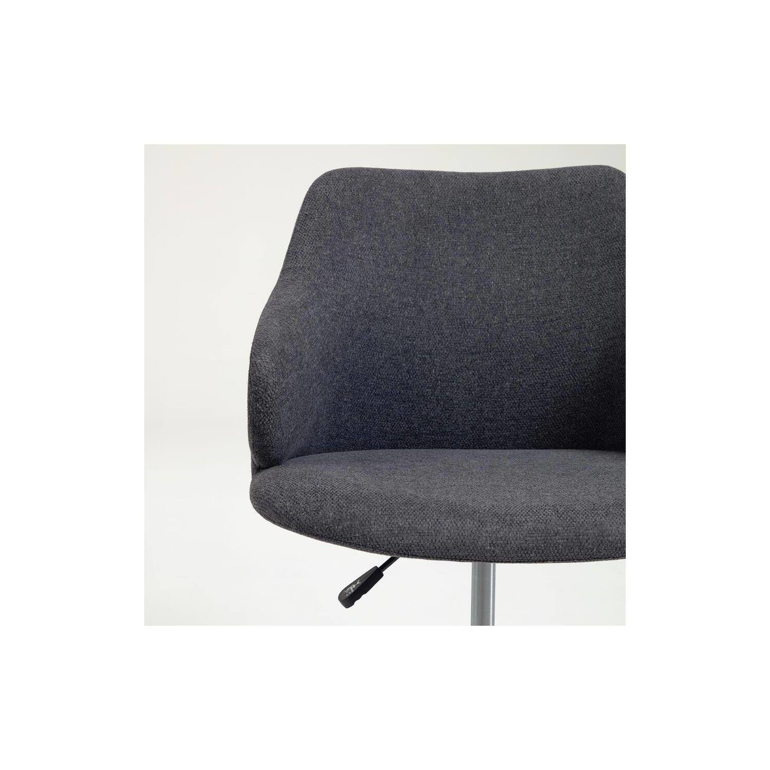 Einara light grey office chair
