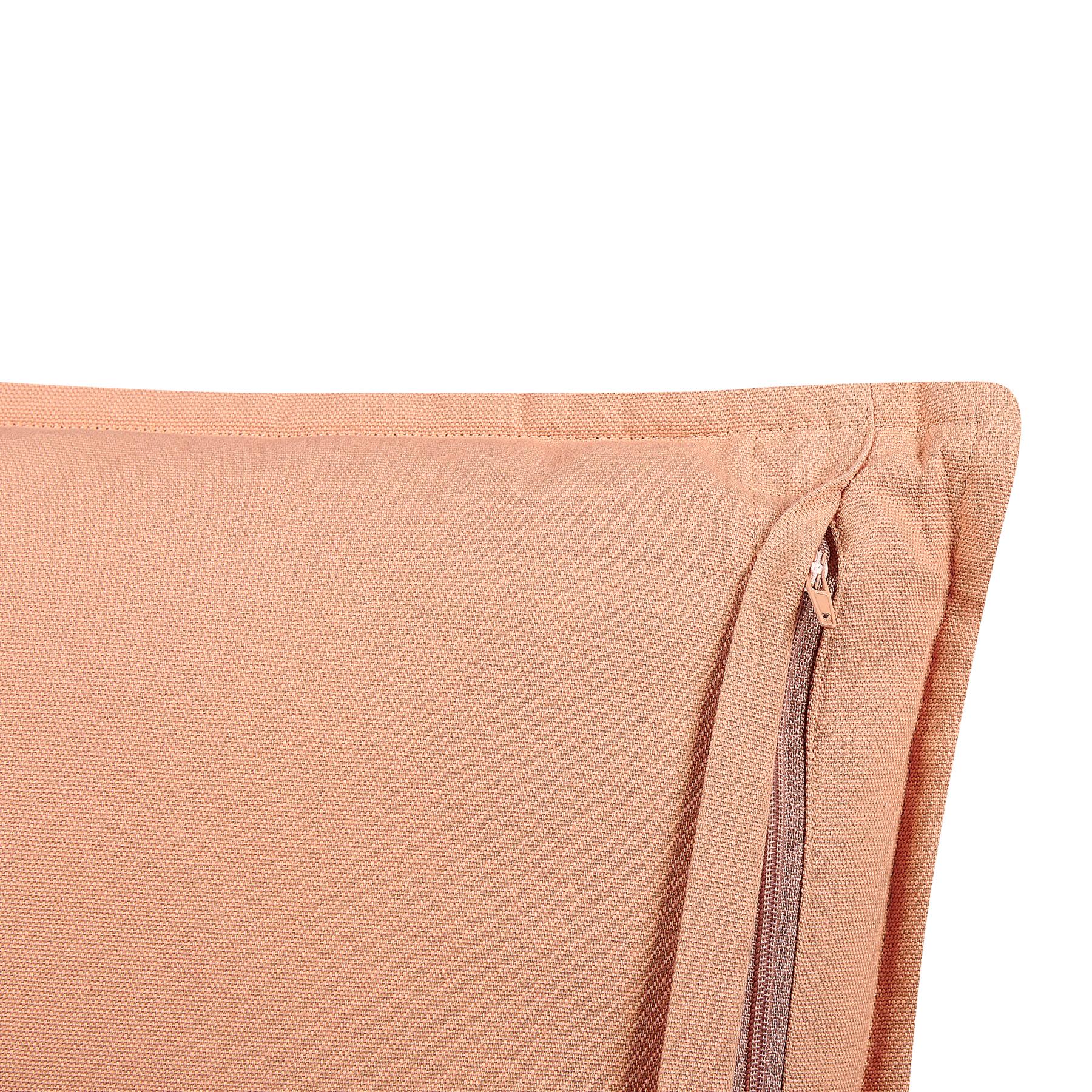 Beliani-RHODOCOMA -Sierkussen set van 2-Roze-45 x 45 cm-Fluweel