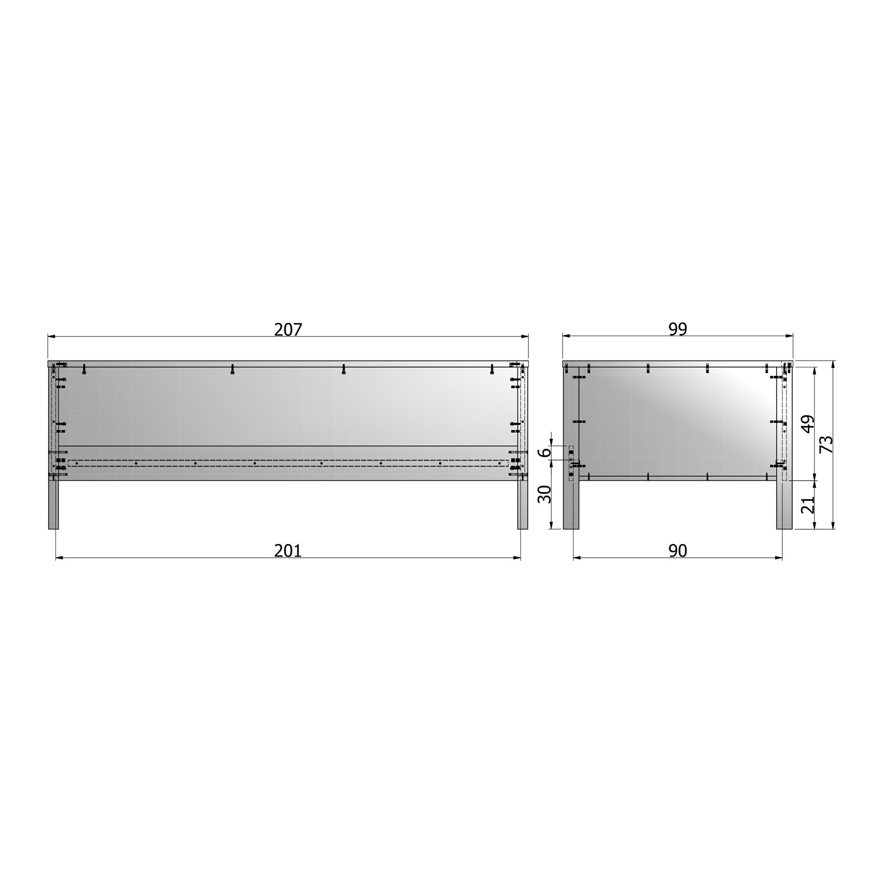 Woood Nikki Bed 90 x 200 cm Groen