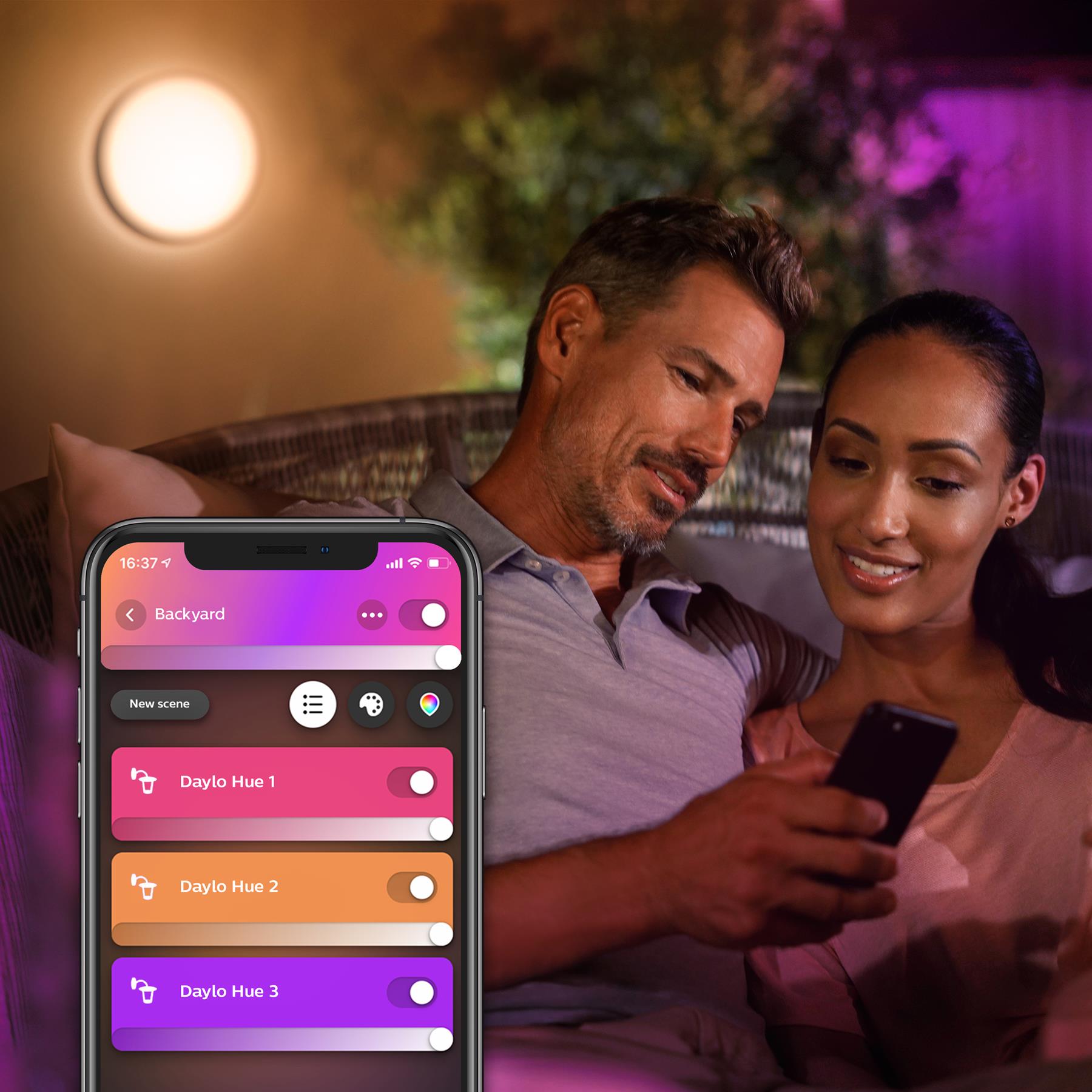 Philips Hue White & Color Ambiance Daylo Wandlamp