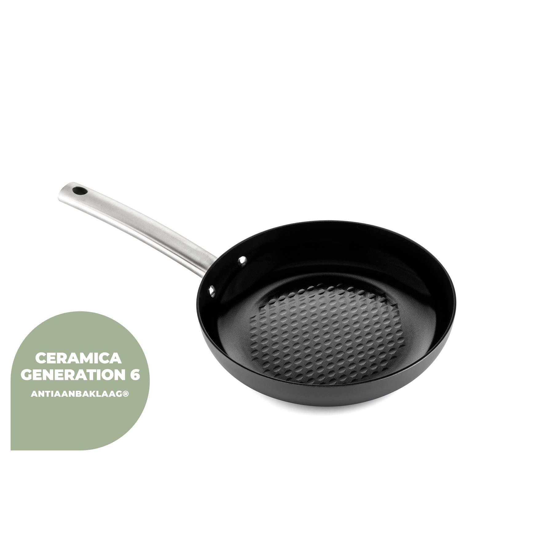 ISENVI Murray keramische koekenpan 20 CM - RVS greep