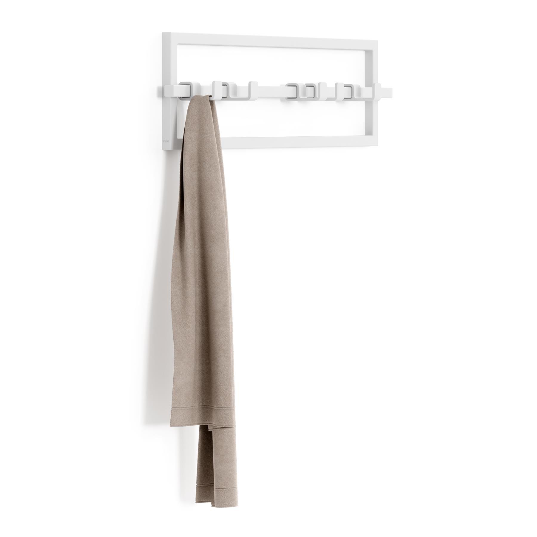 Umbra Cubiko Wandkapstok 5 Haken - Wit