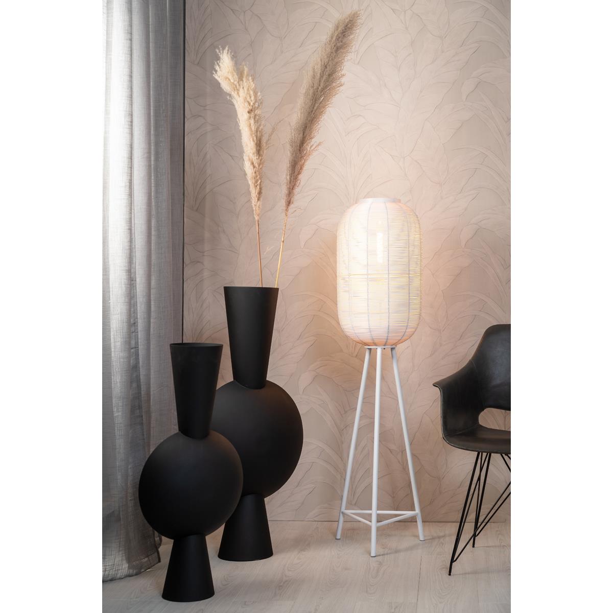 Light & Living Light&Living Vaas Ø18x60 cm KAVANDU mat zwart