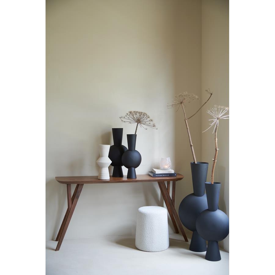 Light & Living Light&Living Vaas Ø18x60 cm KAVANDU mat zwart