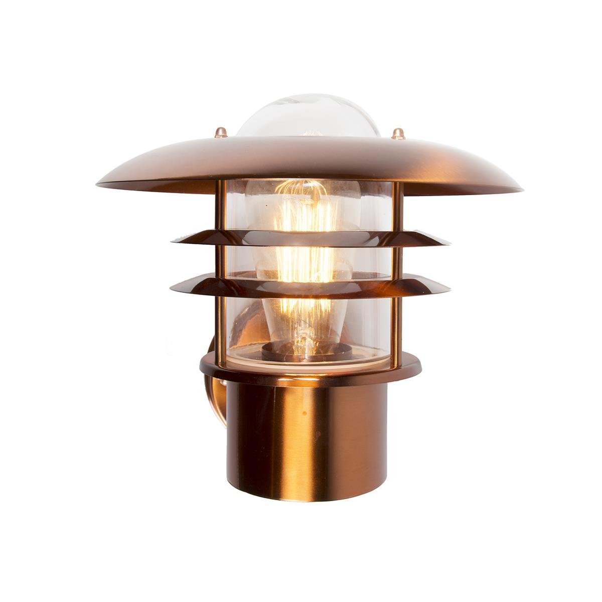QAZQA Vintage buitenwandlamp koper IP44 - Prato