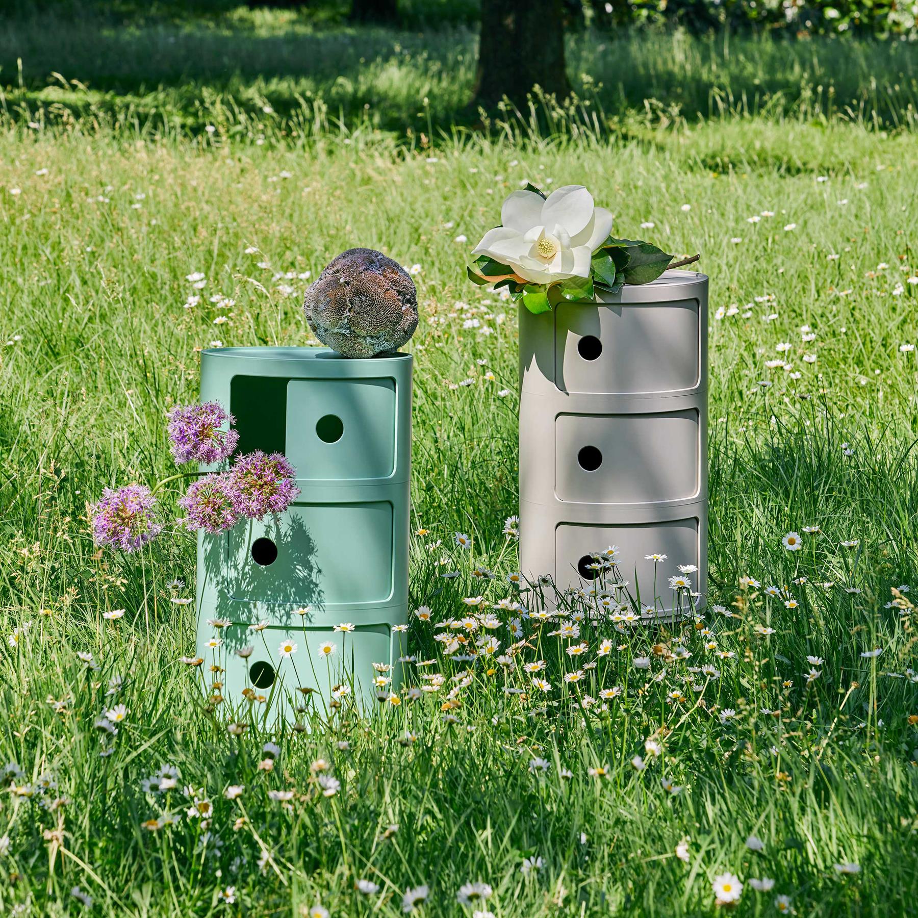 Kartell Componibili BIO Kast - 3 Modules - Crème