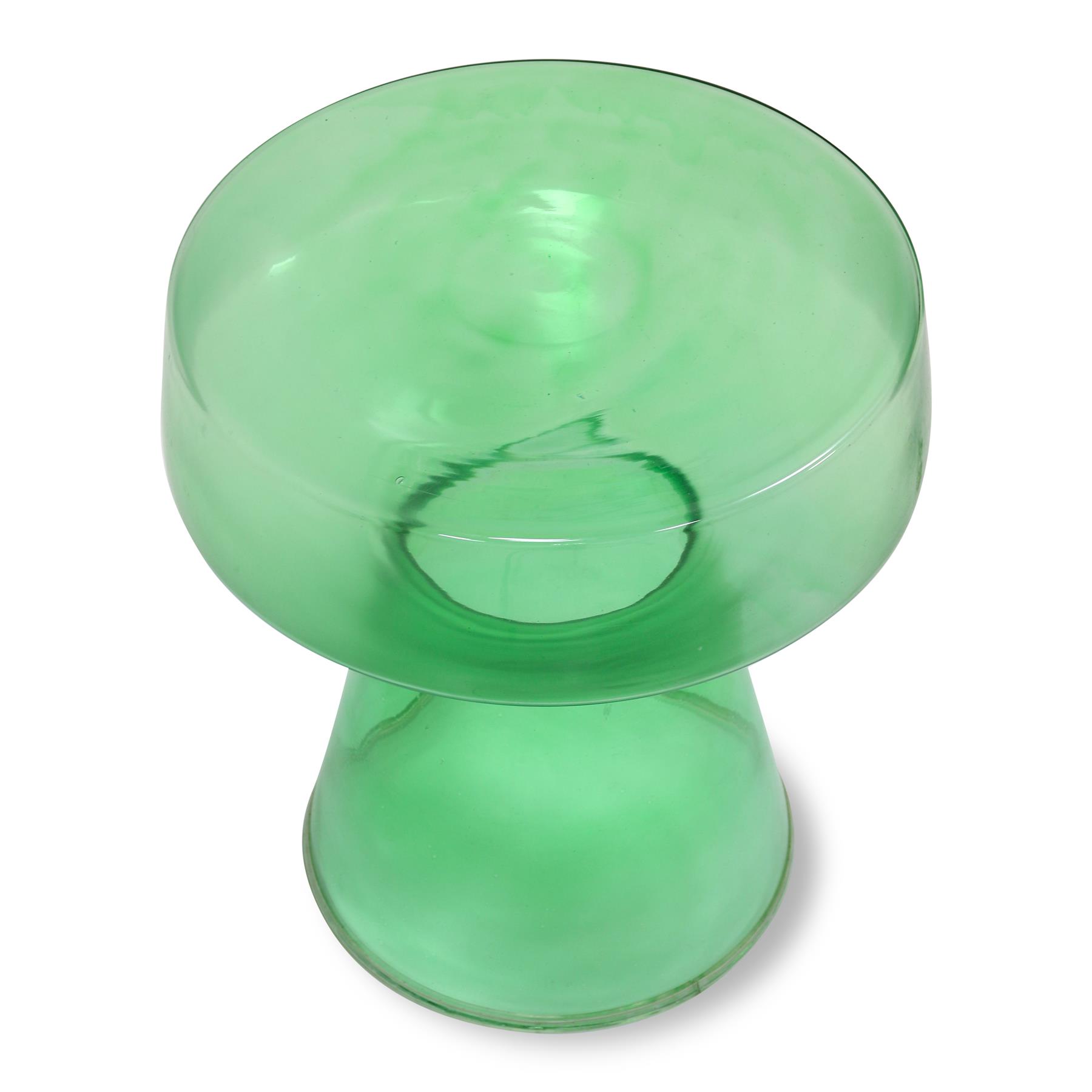 HKliving Glass Bijzettafel - groen