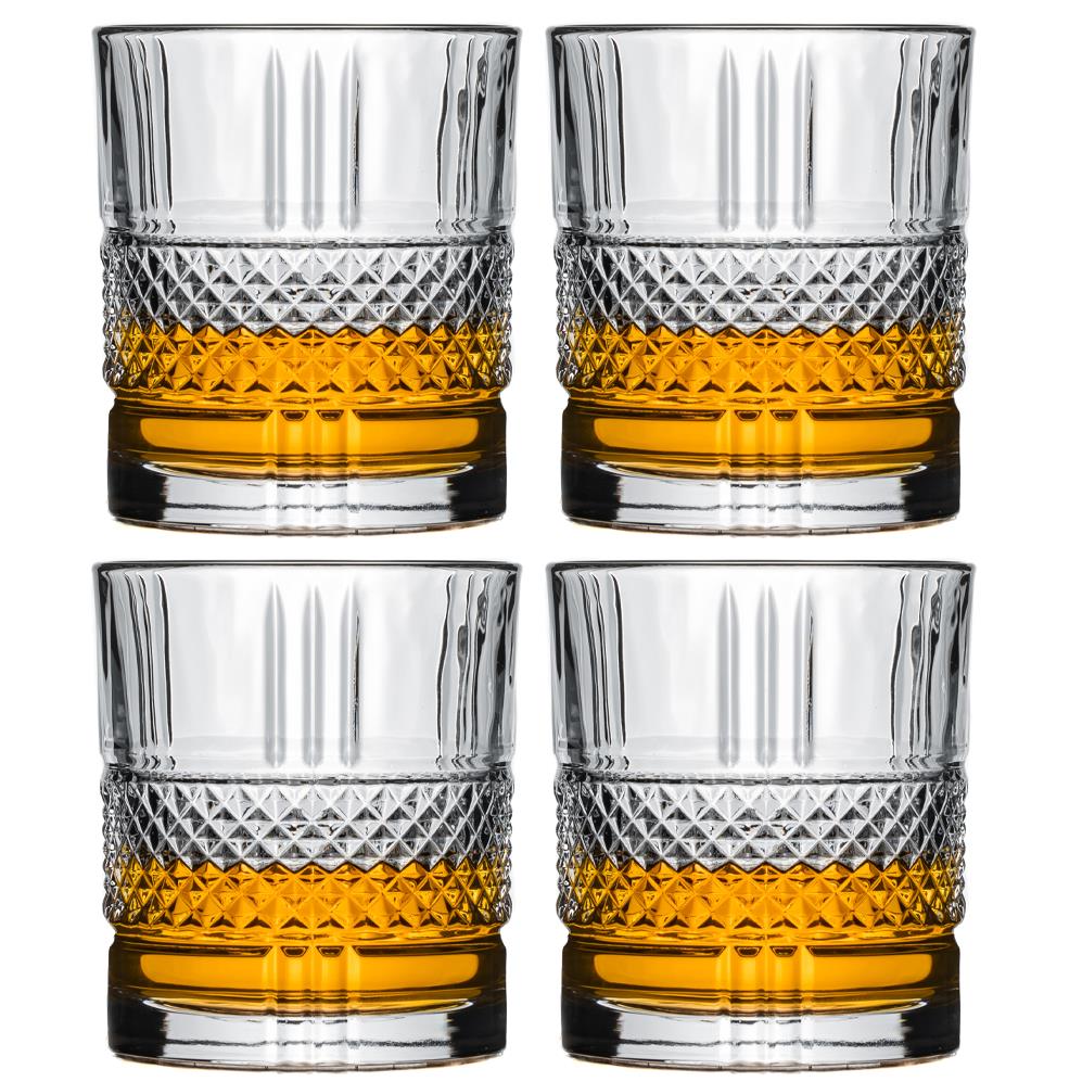 Jay Hill Whiskey Glazen Monea 340 ml - 4 Stuks