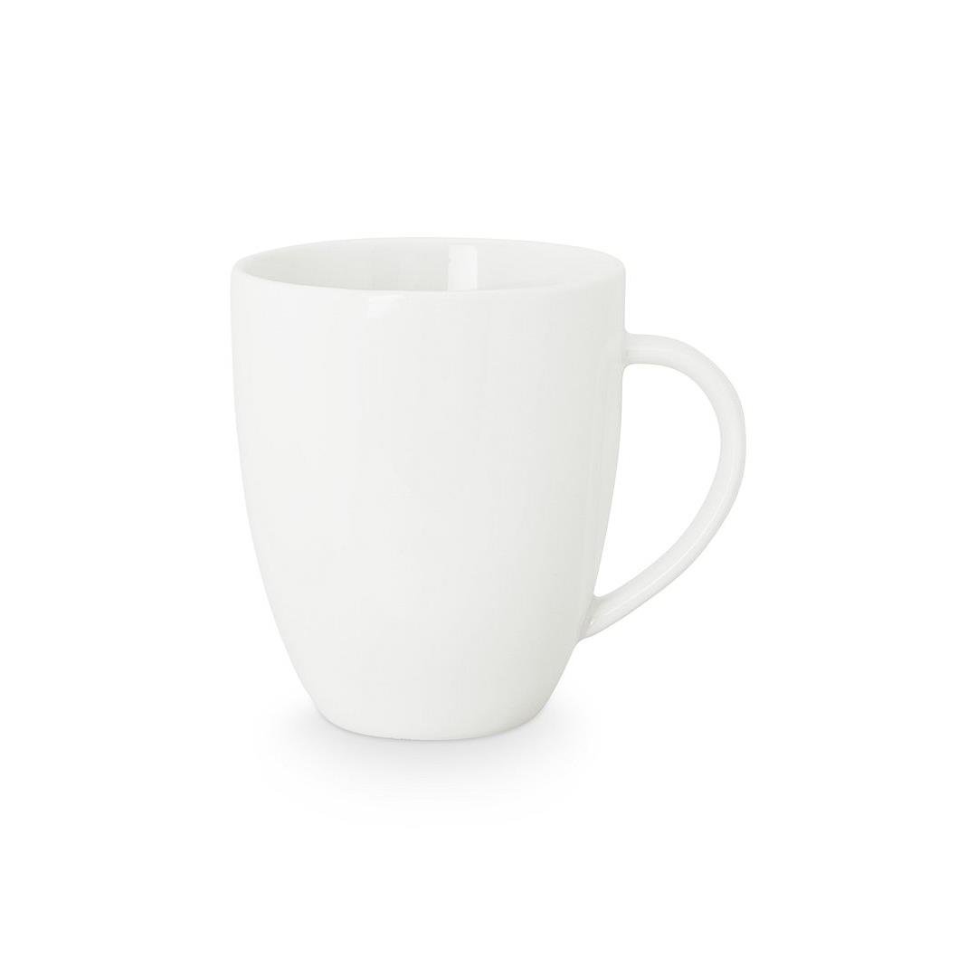 vtwonen Mokken met Oor - Set van 6 - Wit - Porselein - 250ml