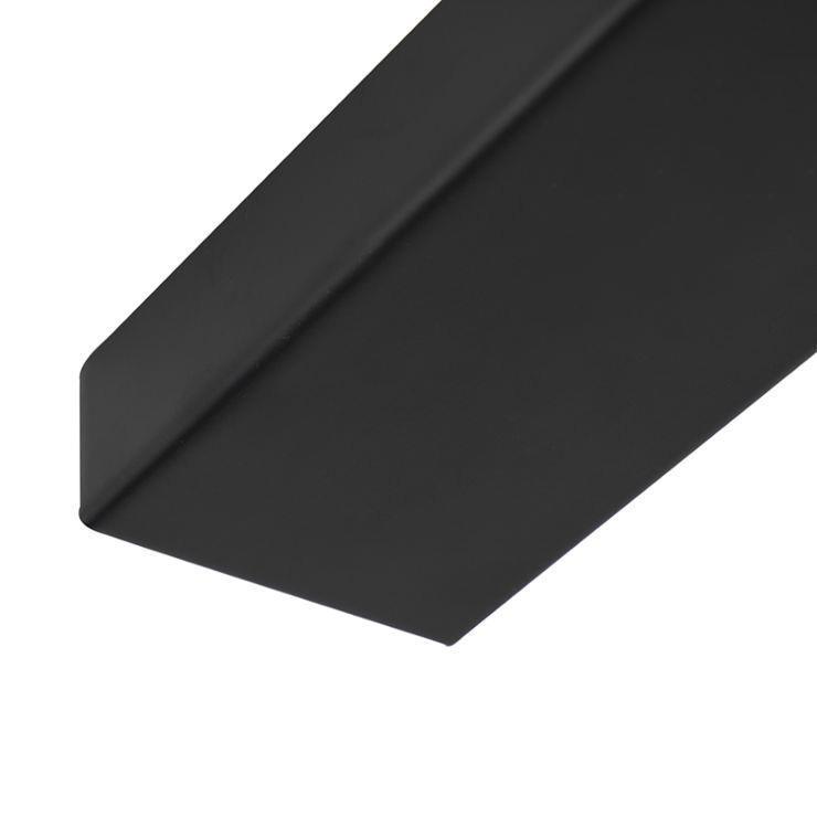 Ylumen Plafondplaat 125 x 8 cm - zonder gaten - zwart