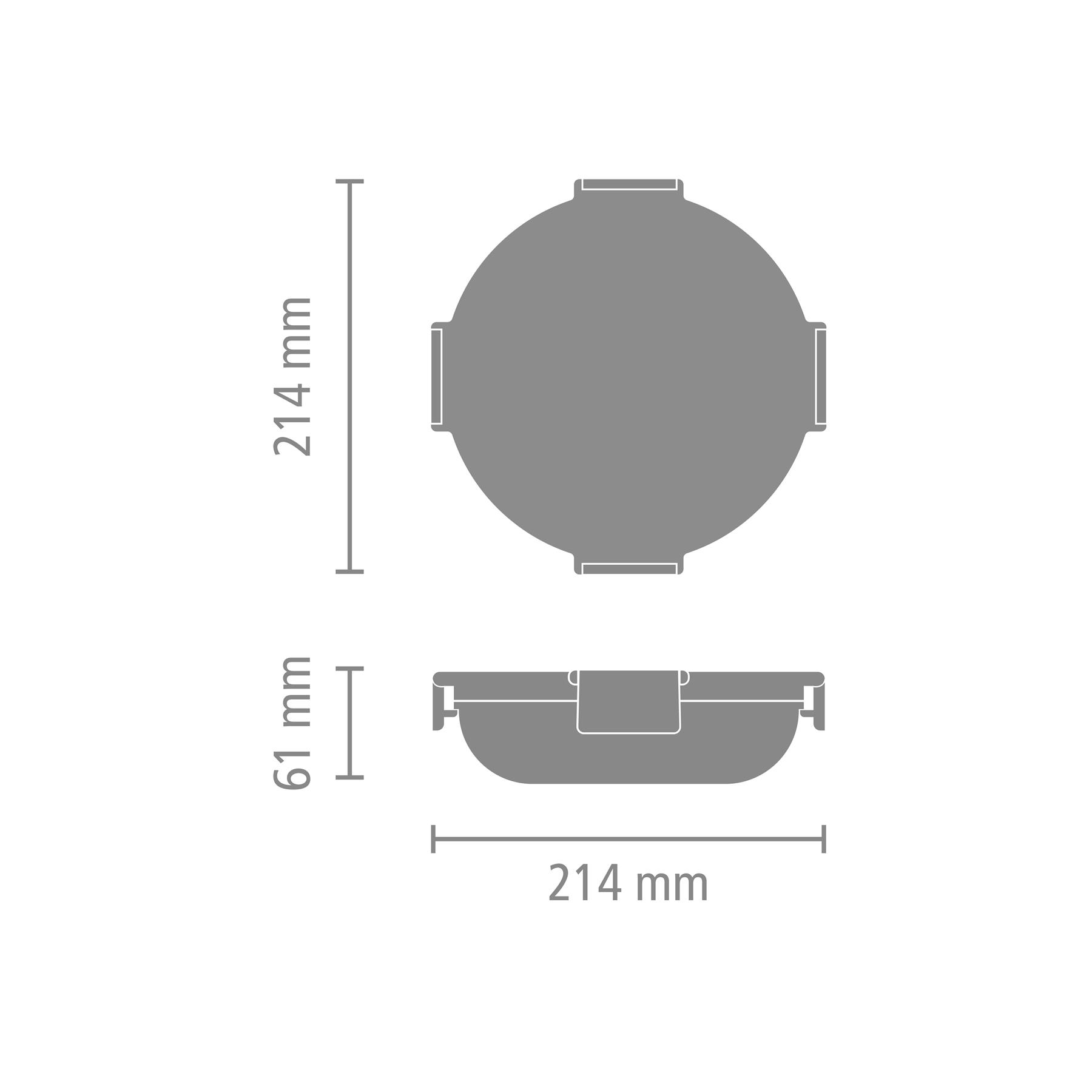 Brabantia Make & Take Lunchbox 1 L - Kunststof - Dark Grey