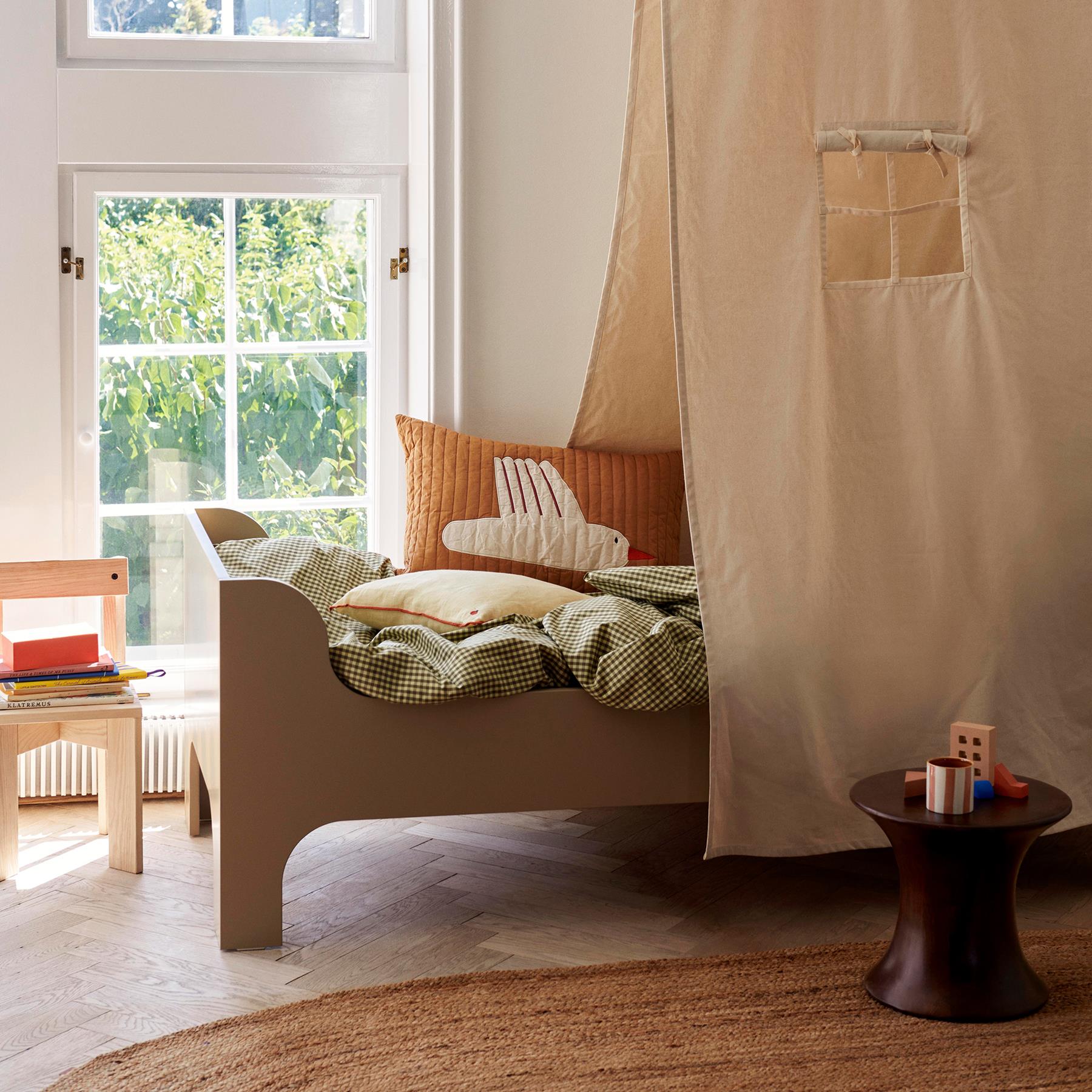 ferm LIVING Settle Bedhemel - Gebroken Wit