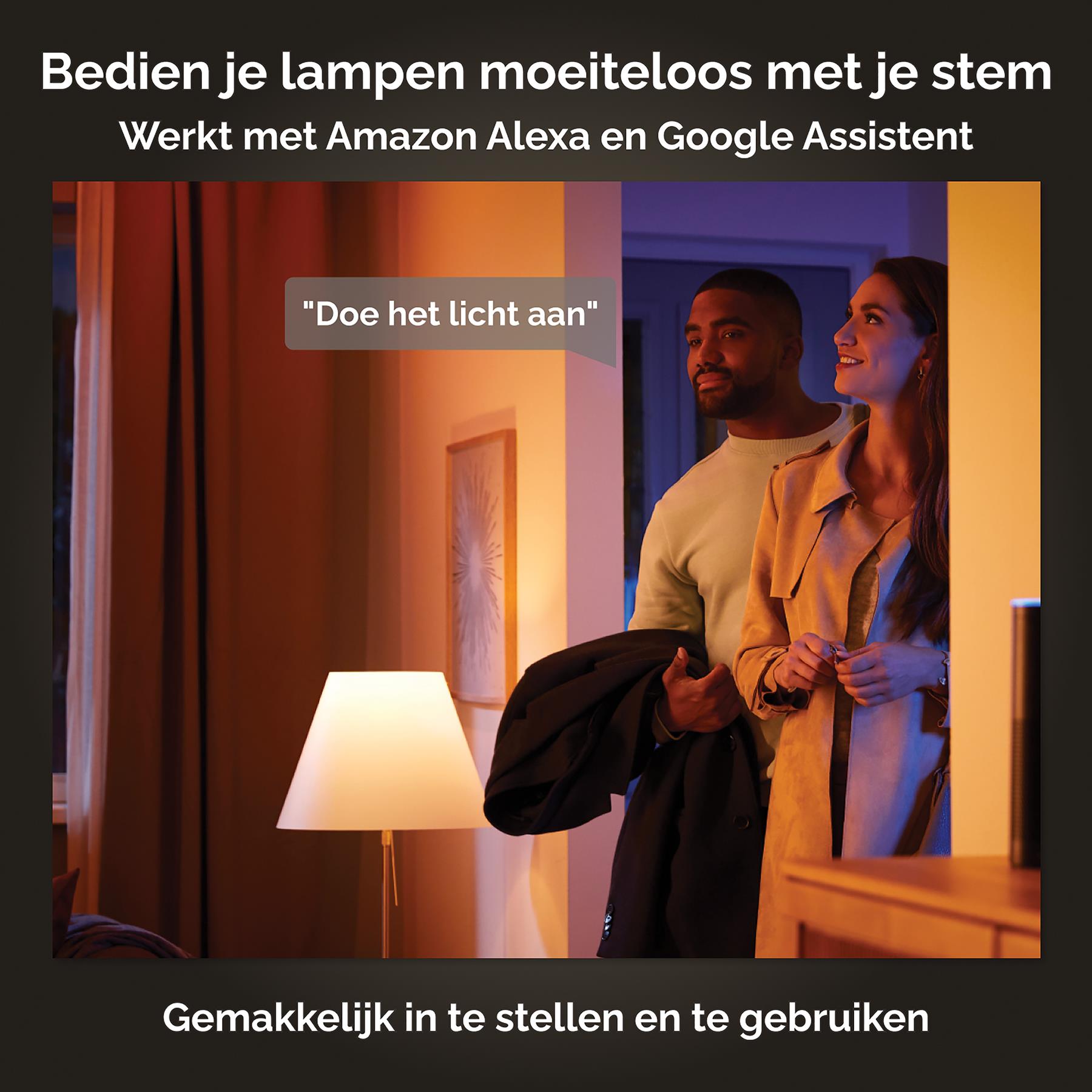 Philips Hue White Ambiance Kaarslamp - E14 - 2-pack 