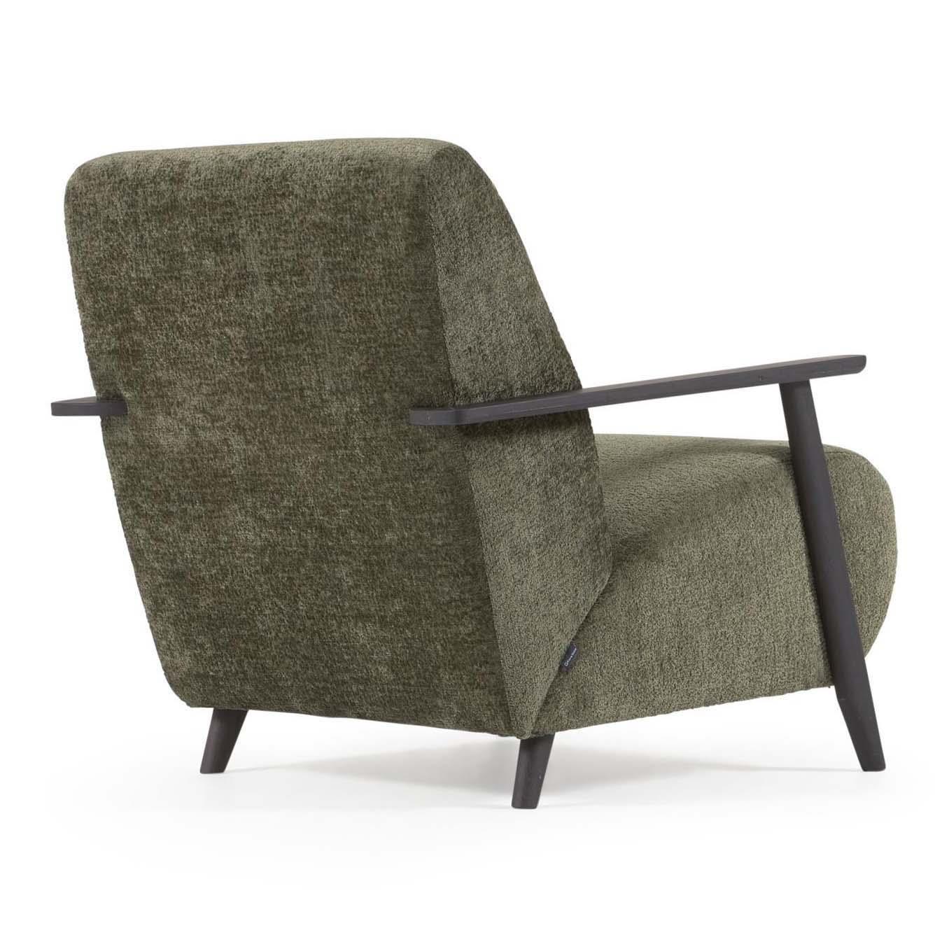Kave Home Meghan Fauteuil - Groen (wengé)