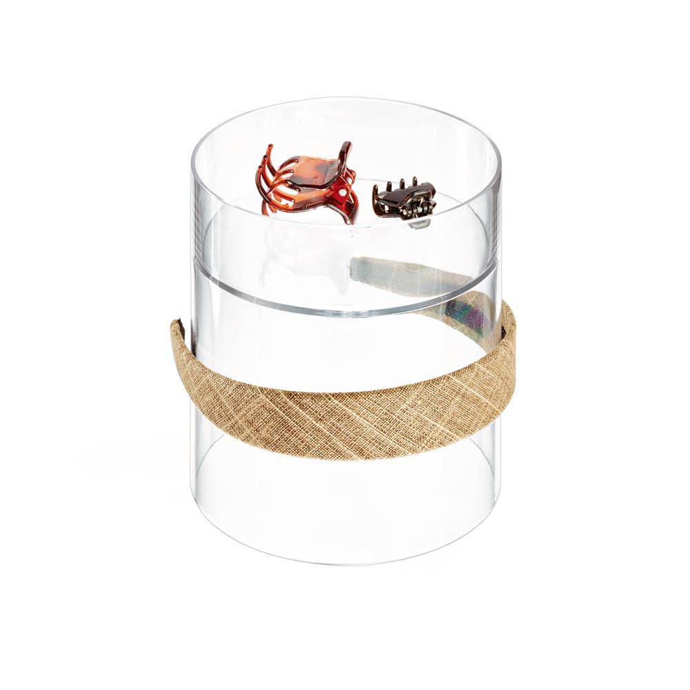 iDesign - Haaraccessoires Houder, Organizer, Rond, 15.2 x 17.8 cm, Tra