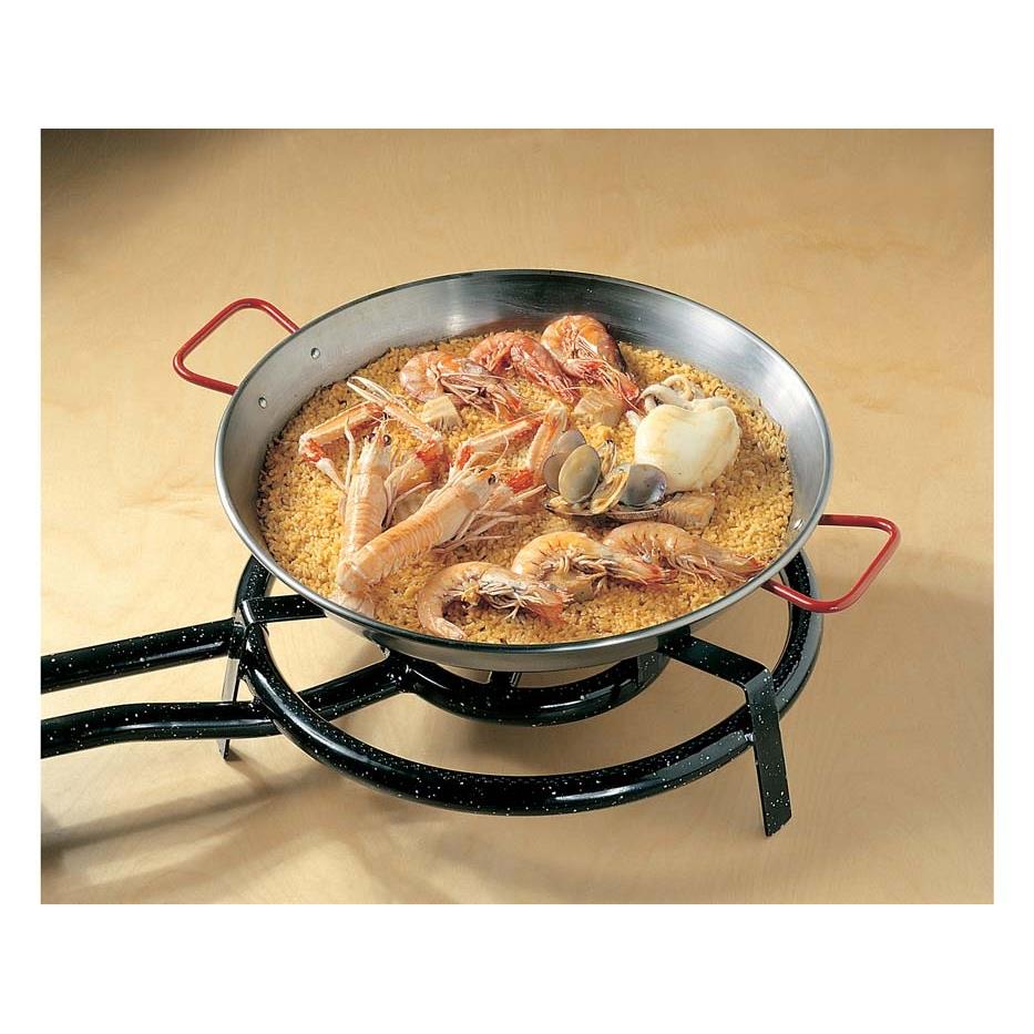 Paella pan, Plaatstaal, 34cm - Garcima | Valenciana