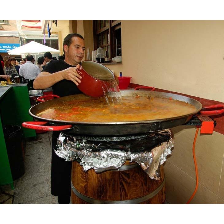 Paella pan, Plaatstaal, 34cm - Garcima | Valenciana