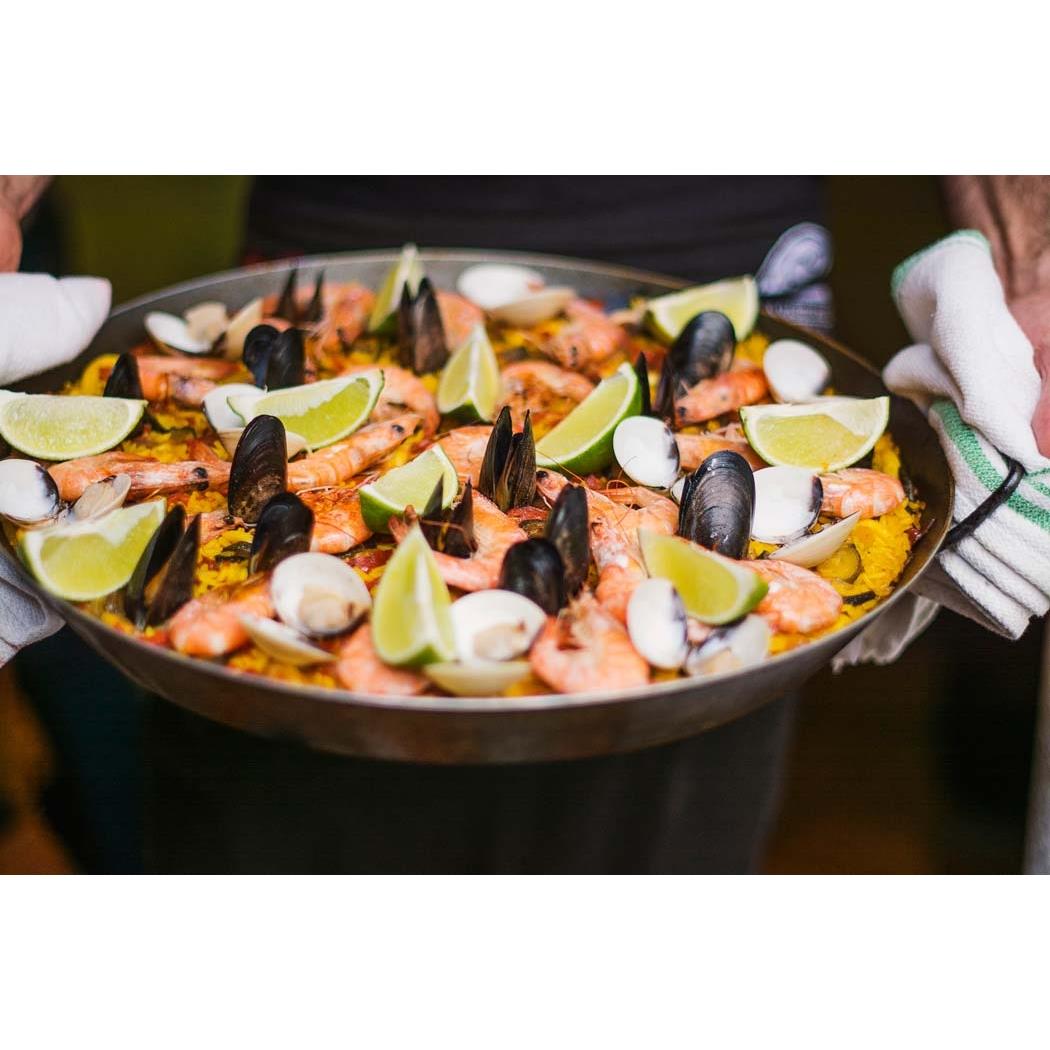 Paella pan, Plaatstaal, 34cm - Garcima | Valenciana