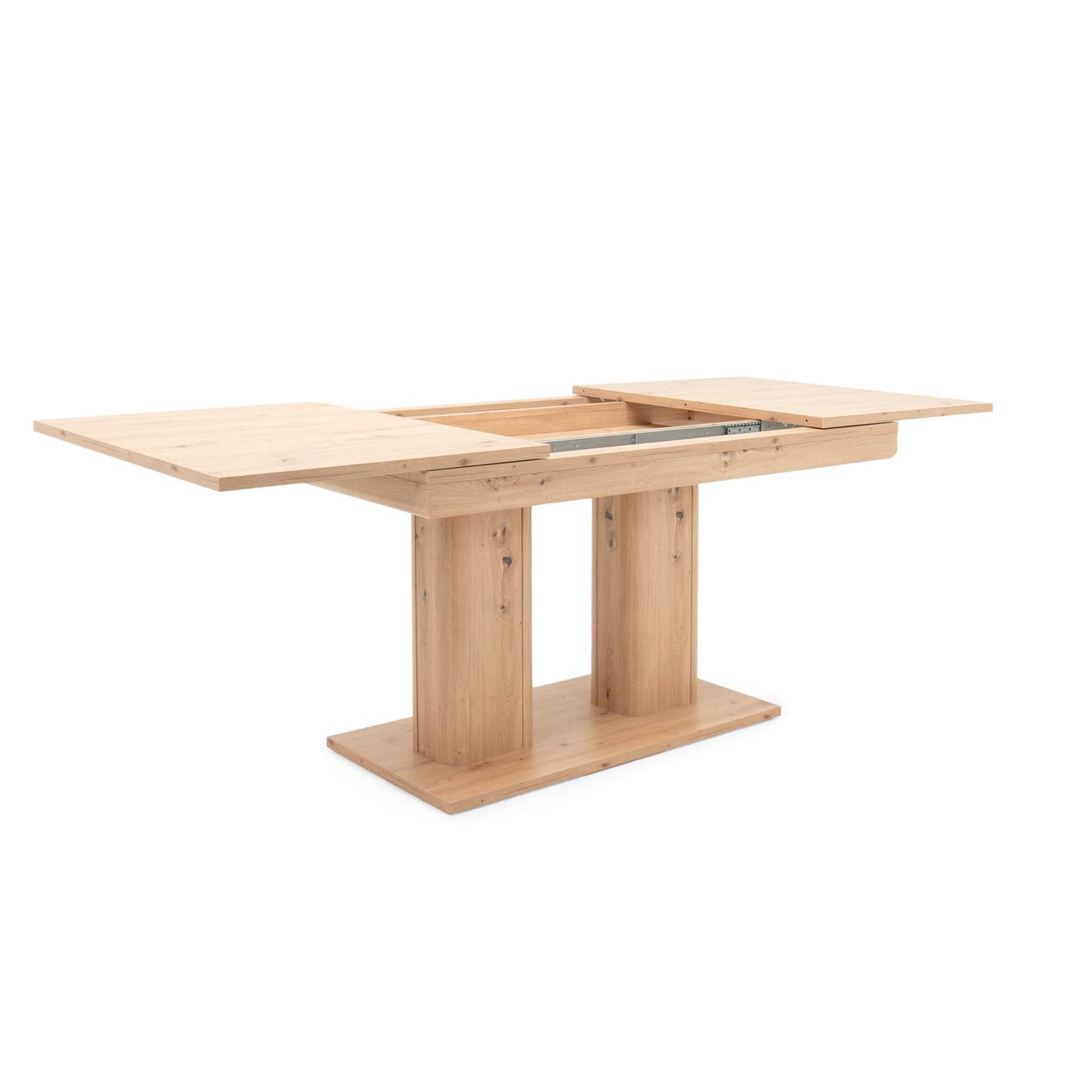 Cstore Uitschuifbare eettafel - Eiken decor - L220 | 140 x D90 x H80cm