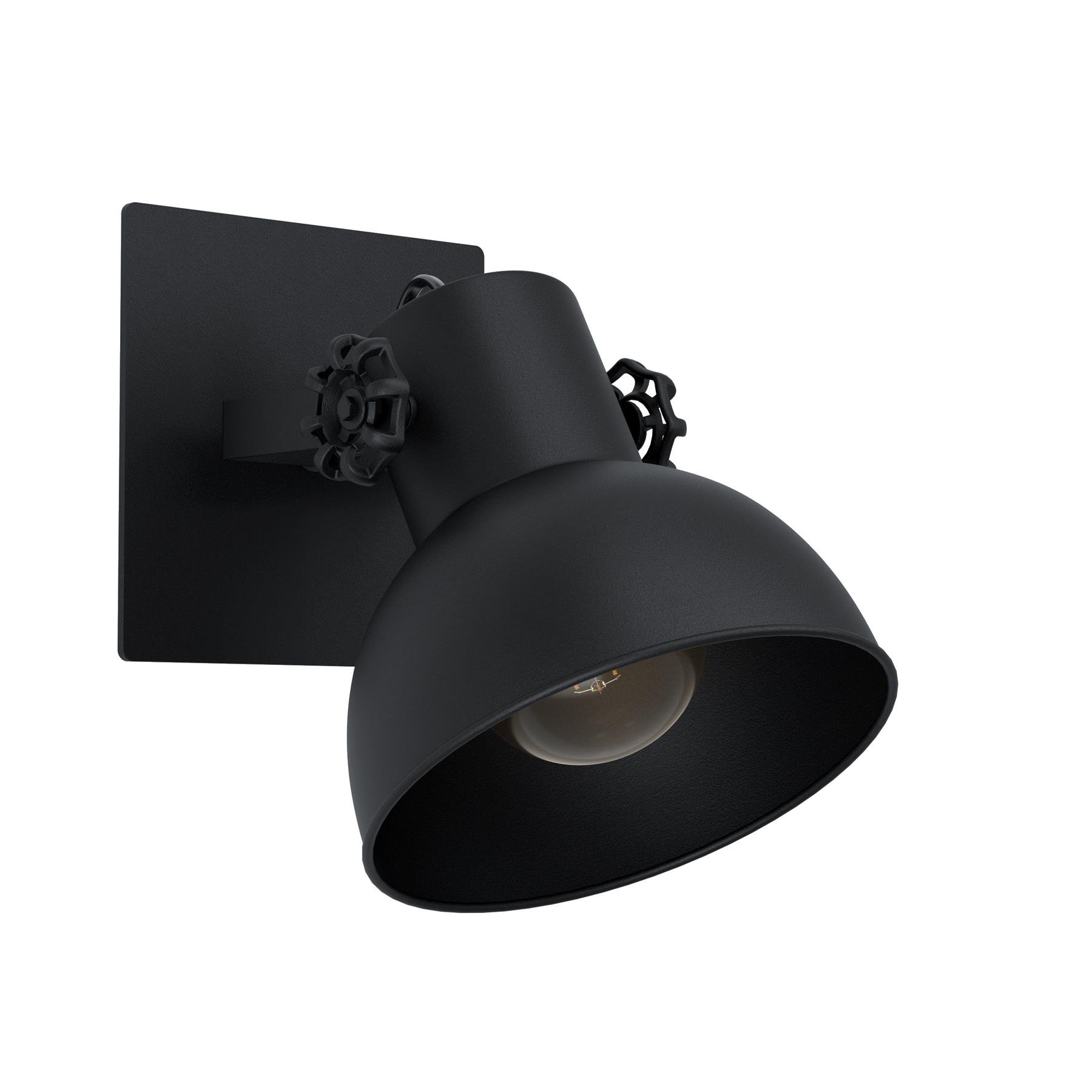 EGLO Barnstaple 1 Spot - E27 - 16 cm - Zwart