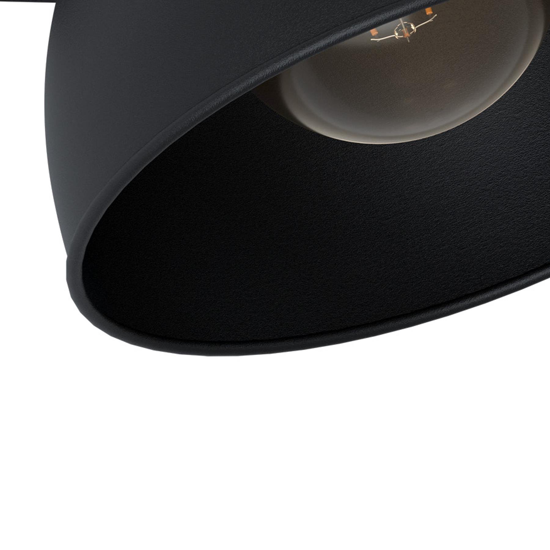 EGLO Barnstaple 1 Spot - E27 - 16 cm - Zwart