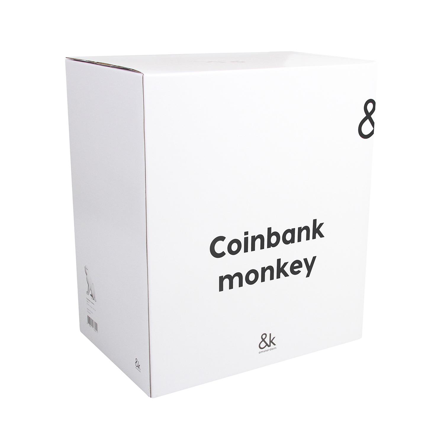 &k amsterdam Coinbank Monkey Spaarpot