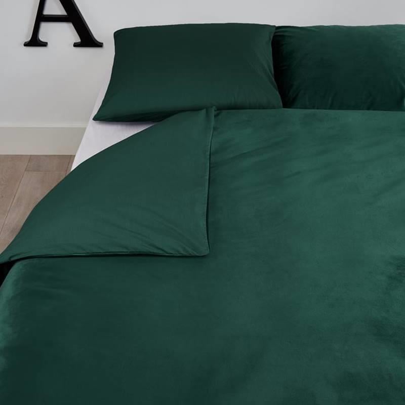 At Home by Beddinghouse Tender Dekbedovertrek 200 x 200/220 cm - Groen