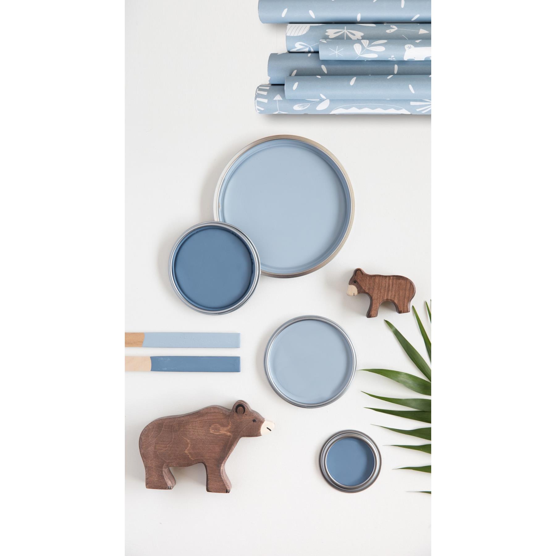 Little Dutch Pure Blue Muurverf - 2,5 Liter - Blauw - Mat