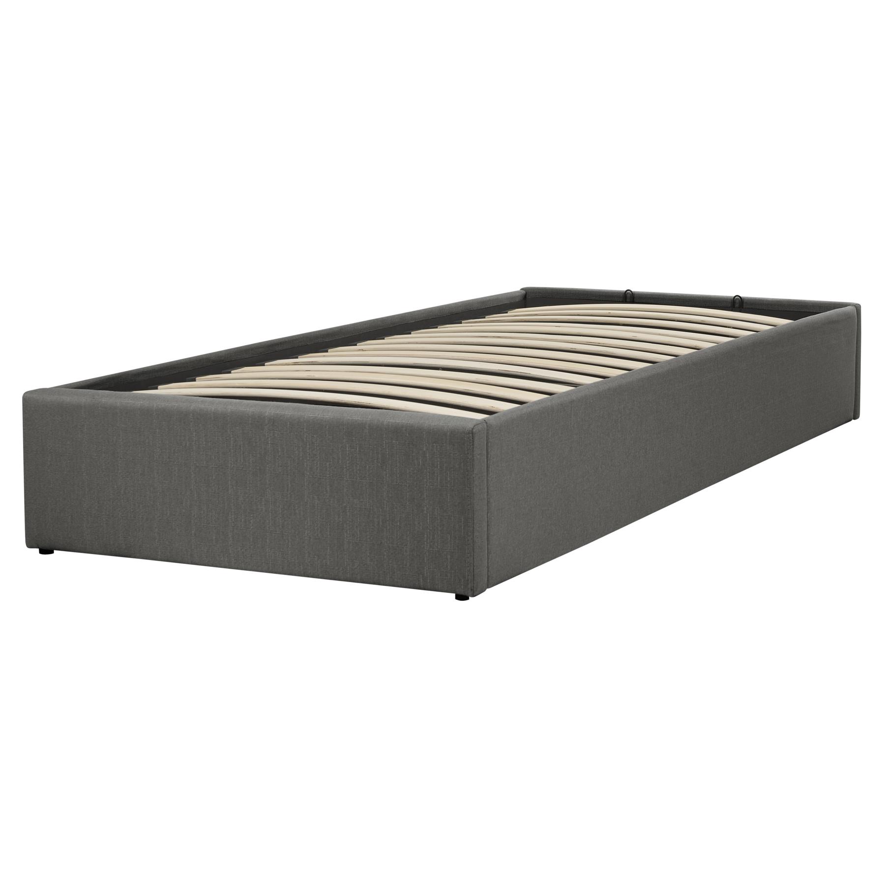 Beliani - DINAN - Kinderbed - Grijs - 90 x 200 cm - Polyester