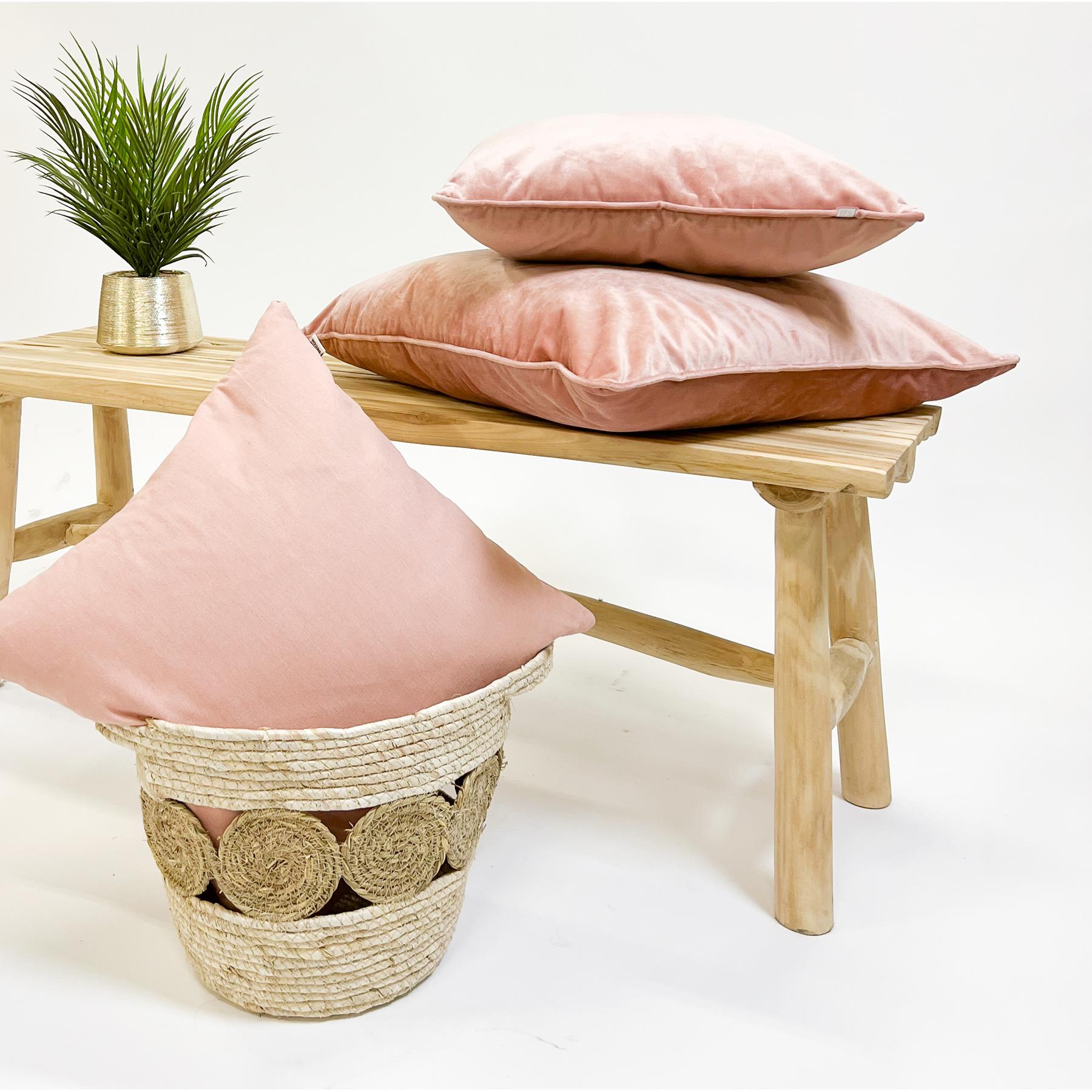 Dutch Decor sierkussen FINN - 60x60 cm Muted Clay