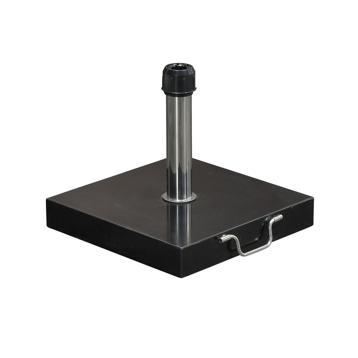Garden Impressions Cosmo granieten parasolvoet 30 kg - zwart