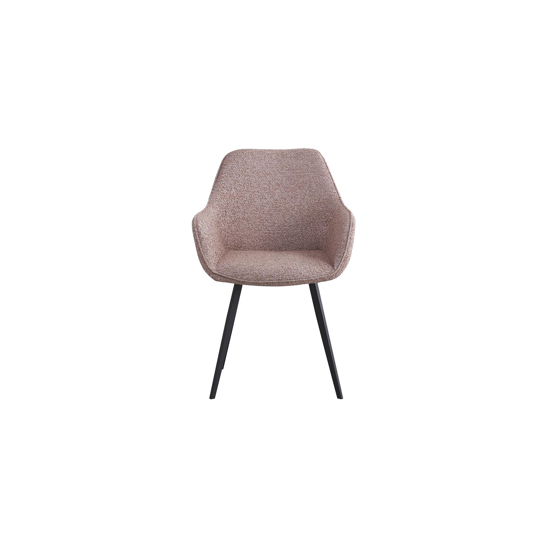Livingfurn - Luca eetkamerstoel - boucle - roze