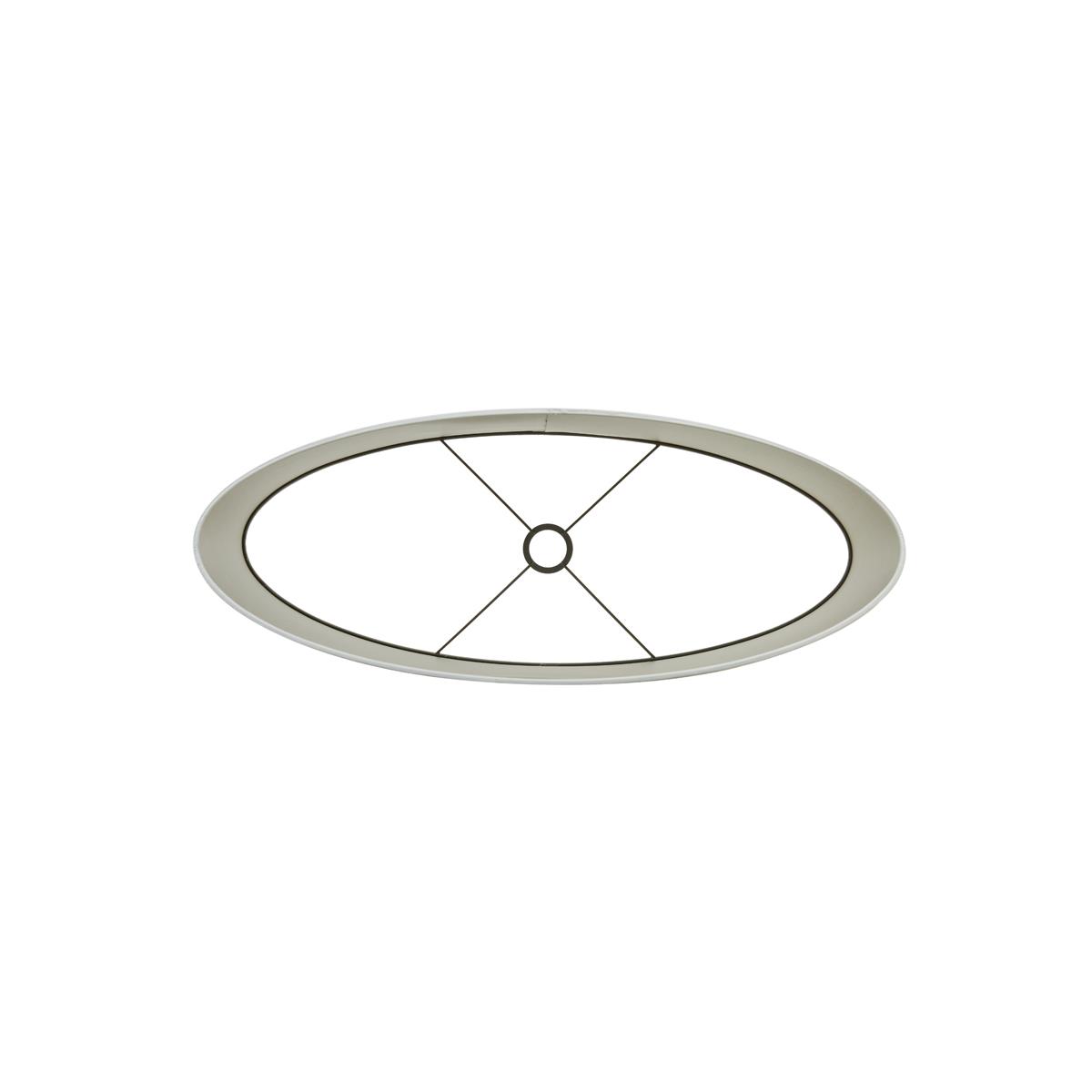 Light&living Kap ovaal recht smal 70-27-38 cm SAVERNA eiwit
