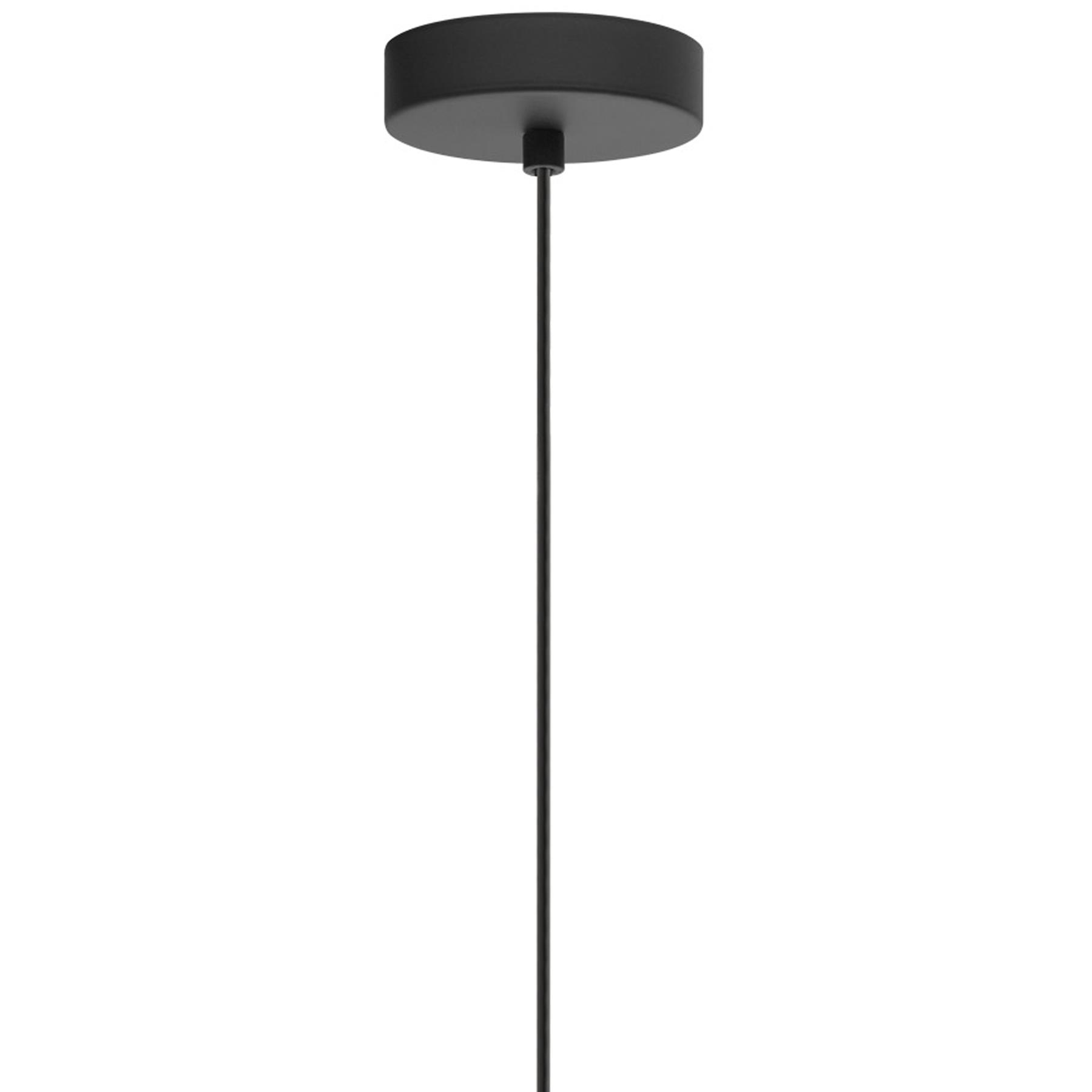 EGLO Roccaforte Hanglamp - 1 lichts - Ø17 cm - E14 - Zwart - Goud