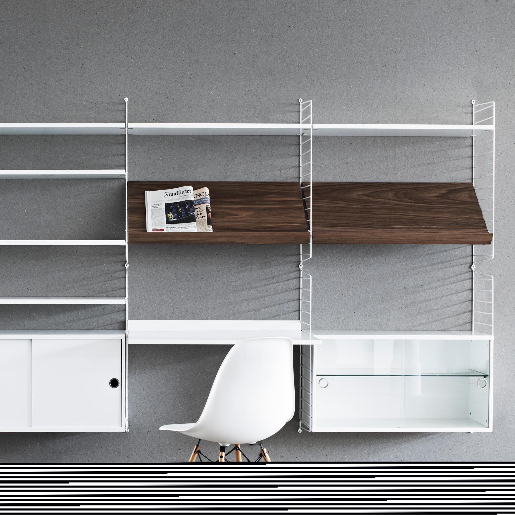 String Muur(zij)paneel 75 x 30 cm Set van 2