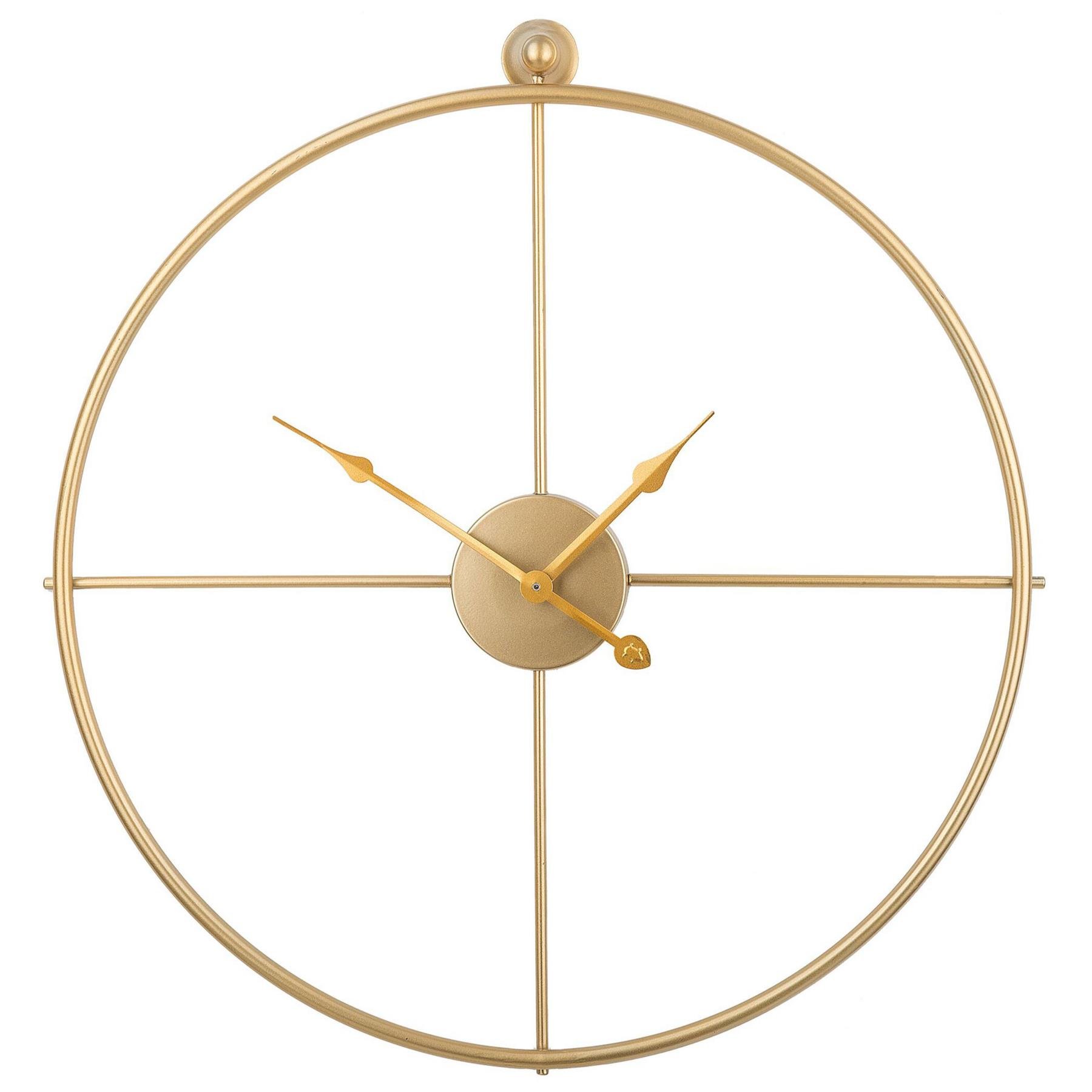 Beliani - ZUCHWIL - Wandklok - Goud - IJzer