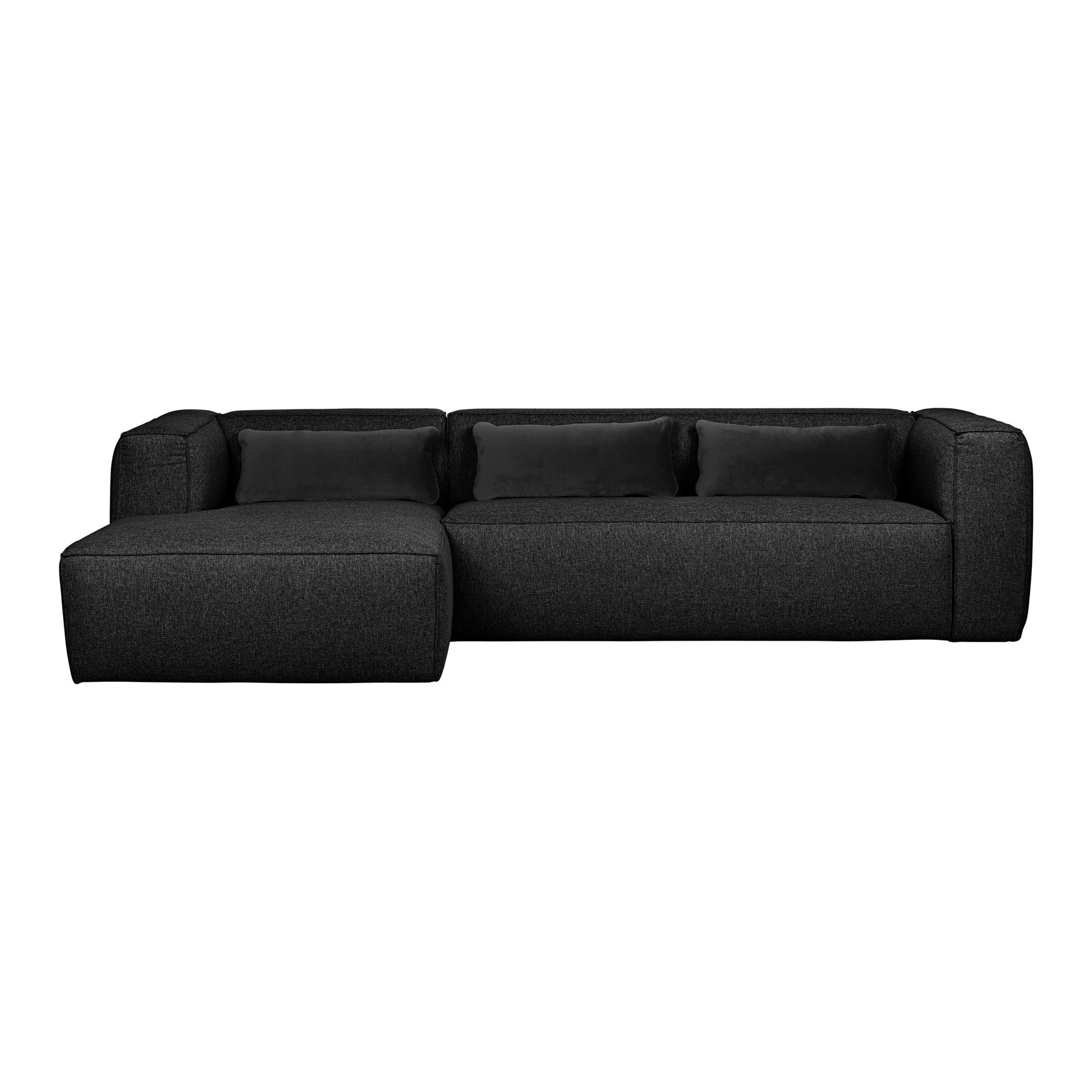 Woood Exclusive Bean Chaise Longue Links - Polyester - Dark Grey