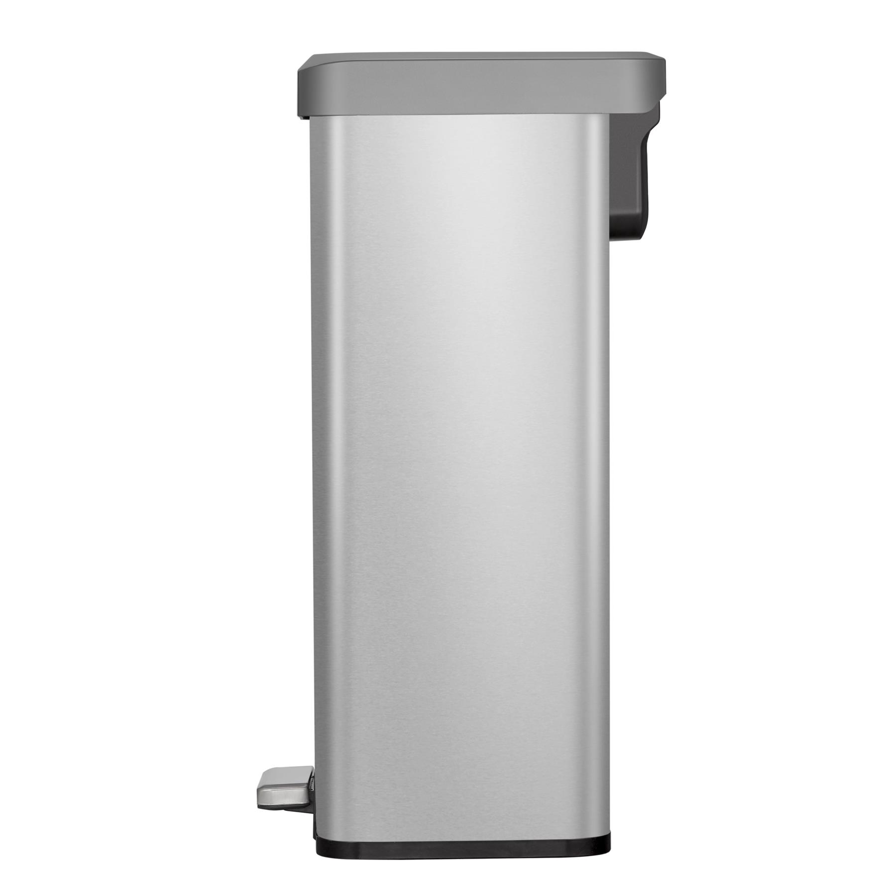 EKO Pedaalemmer Cozy 45 L matzilverkleurig