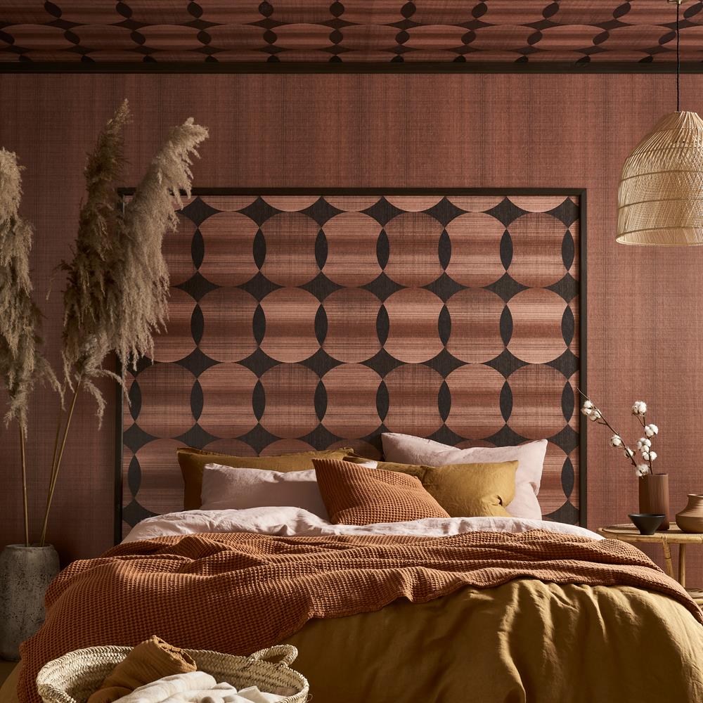 Graham & Brown vliesbehang Tramonto Amber Bruin