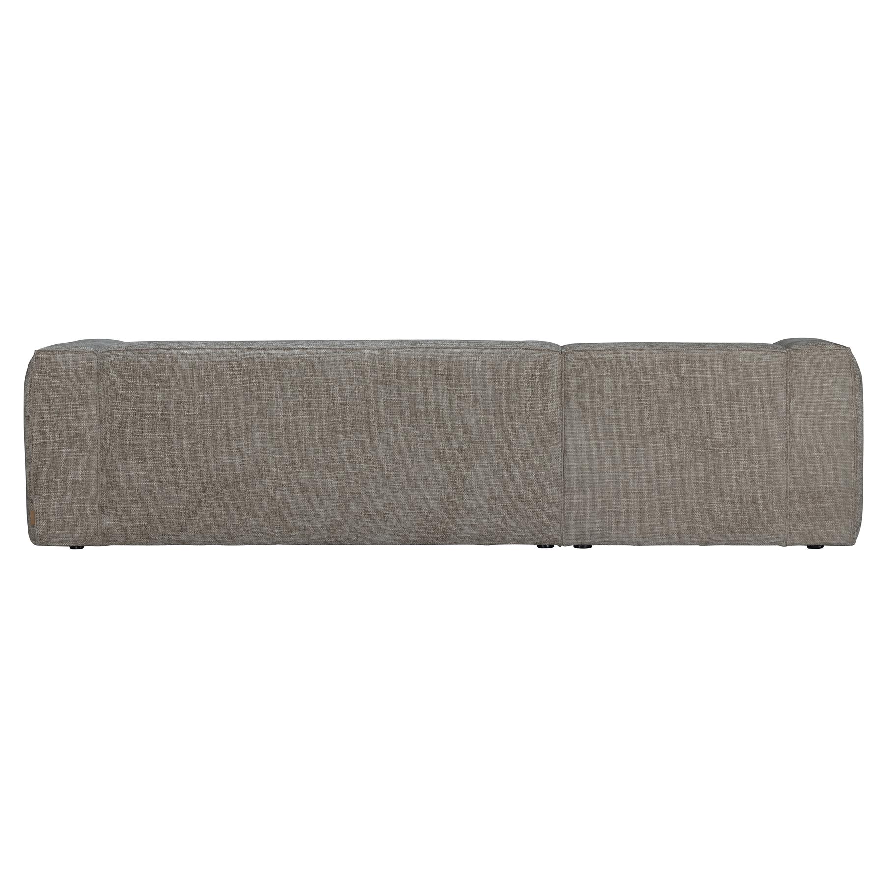 WOOOD Exclusive Bean Hoekbank Links - Polyester - Travertin
