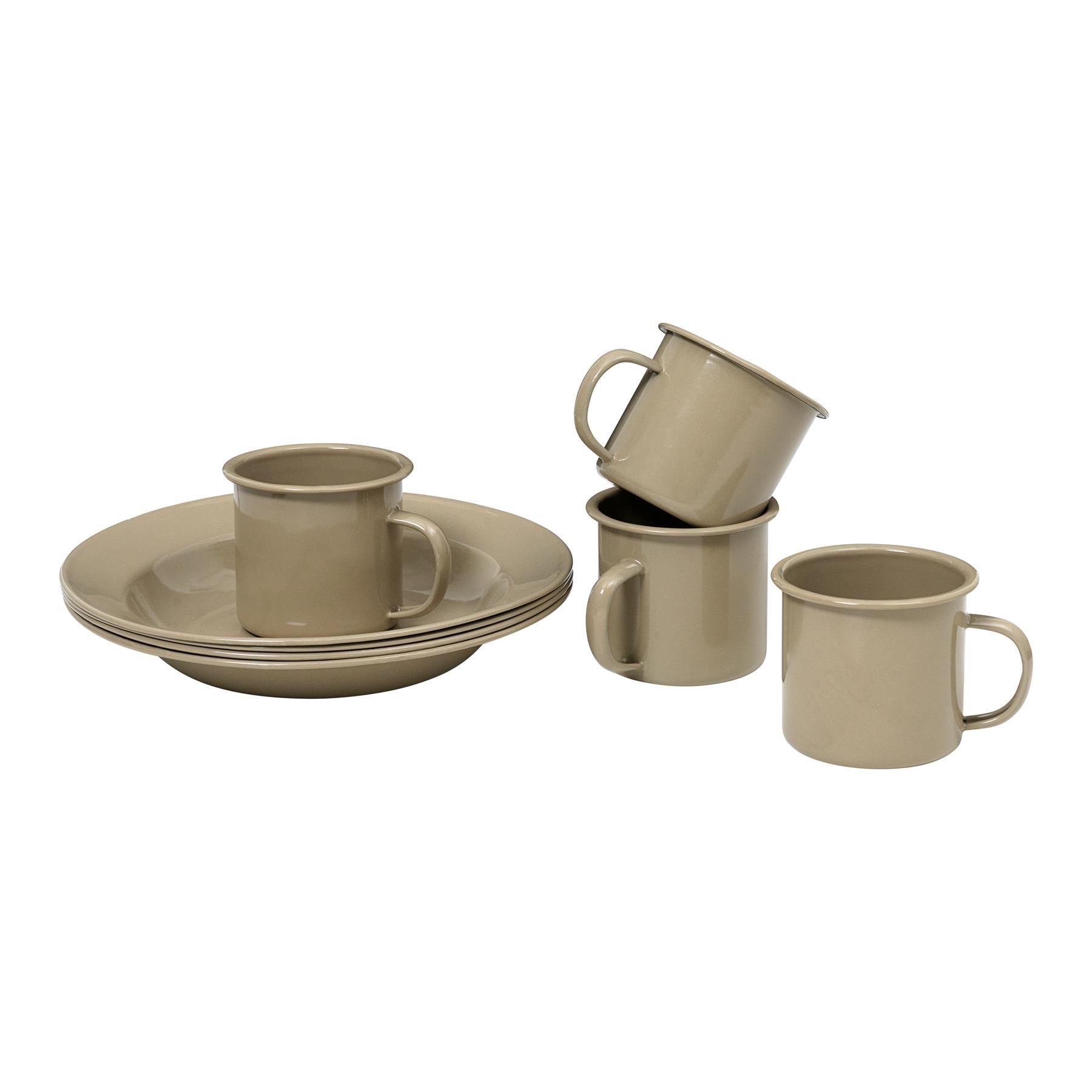 ferm LIVING Yard Picnic Serviesset - 8-delig - Cashmere