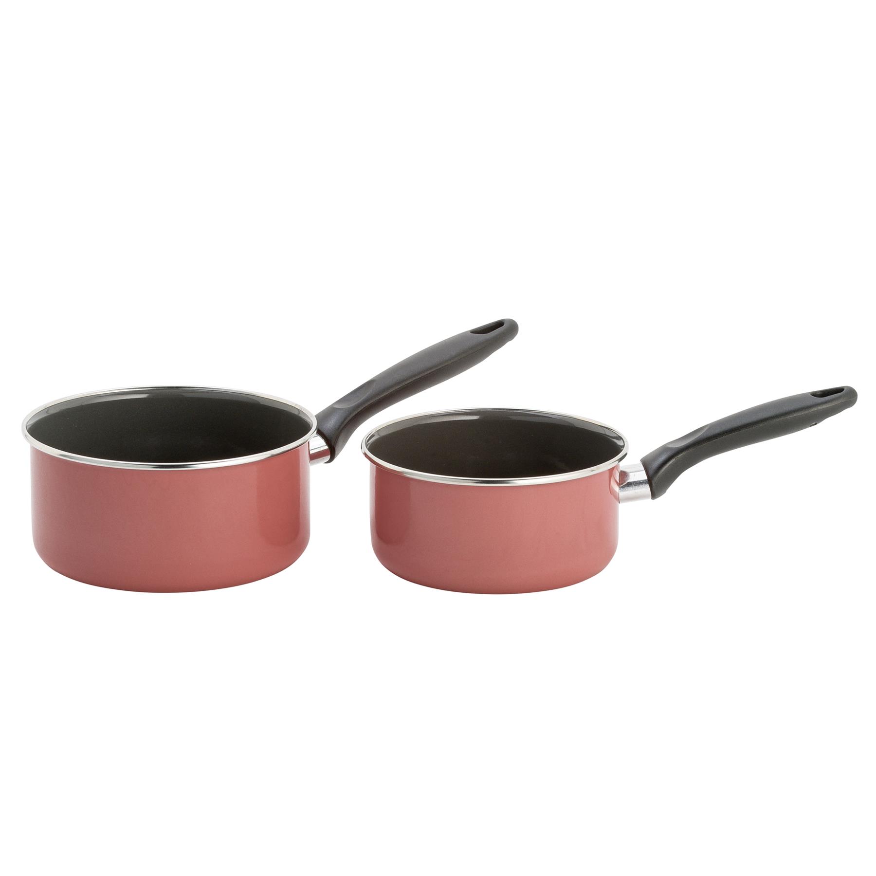 Lite-Body Magnus 2 del. steelpannenset Ø16 CM en Ø18 CM Emaille