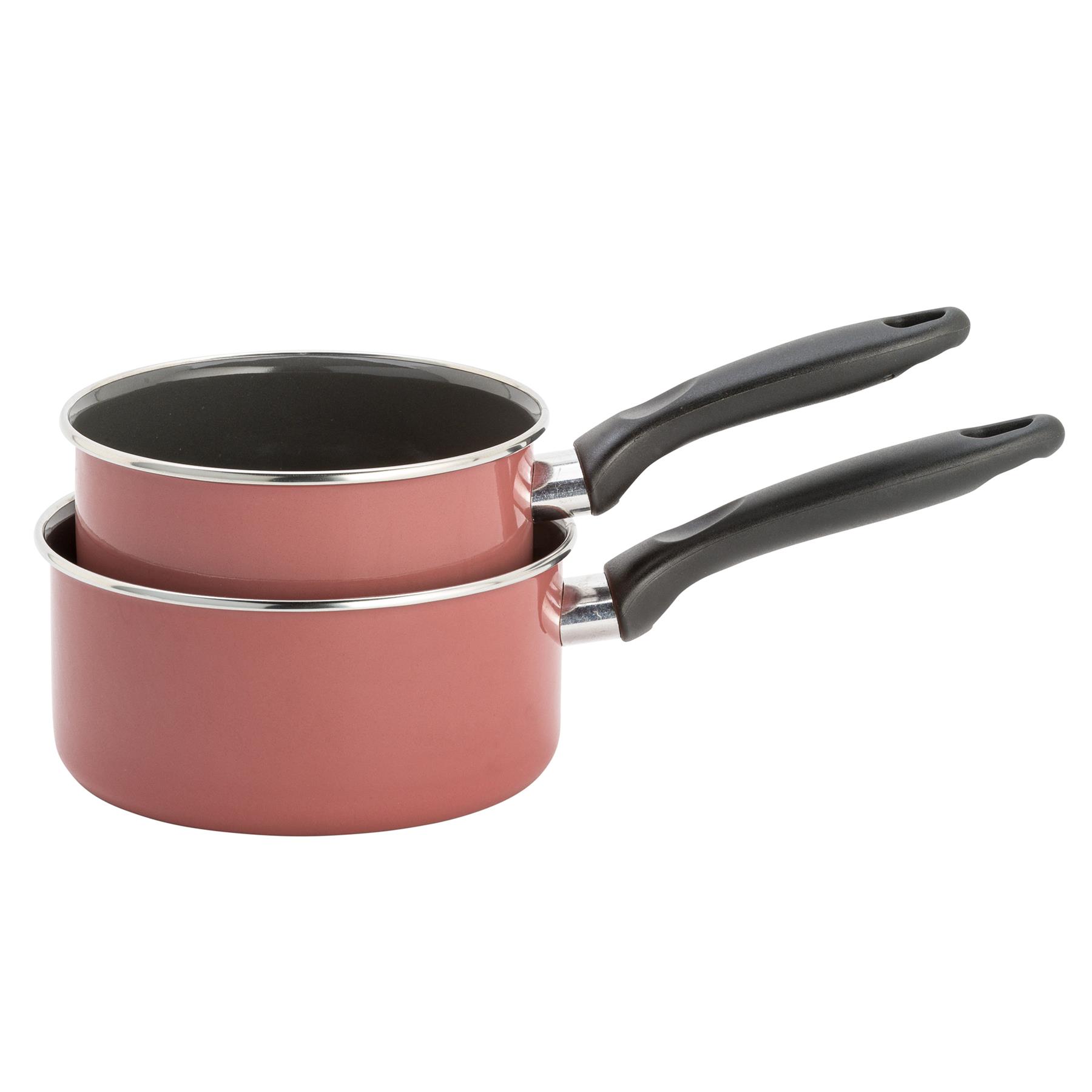 Lite-Body Magnus 2 del. steelpannenset Ø16 CM en Ø18 CM Emaille