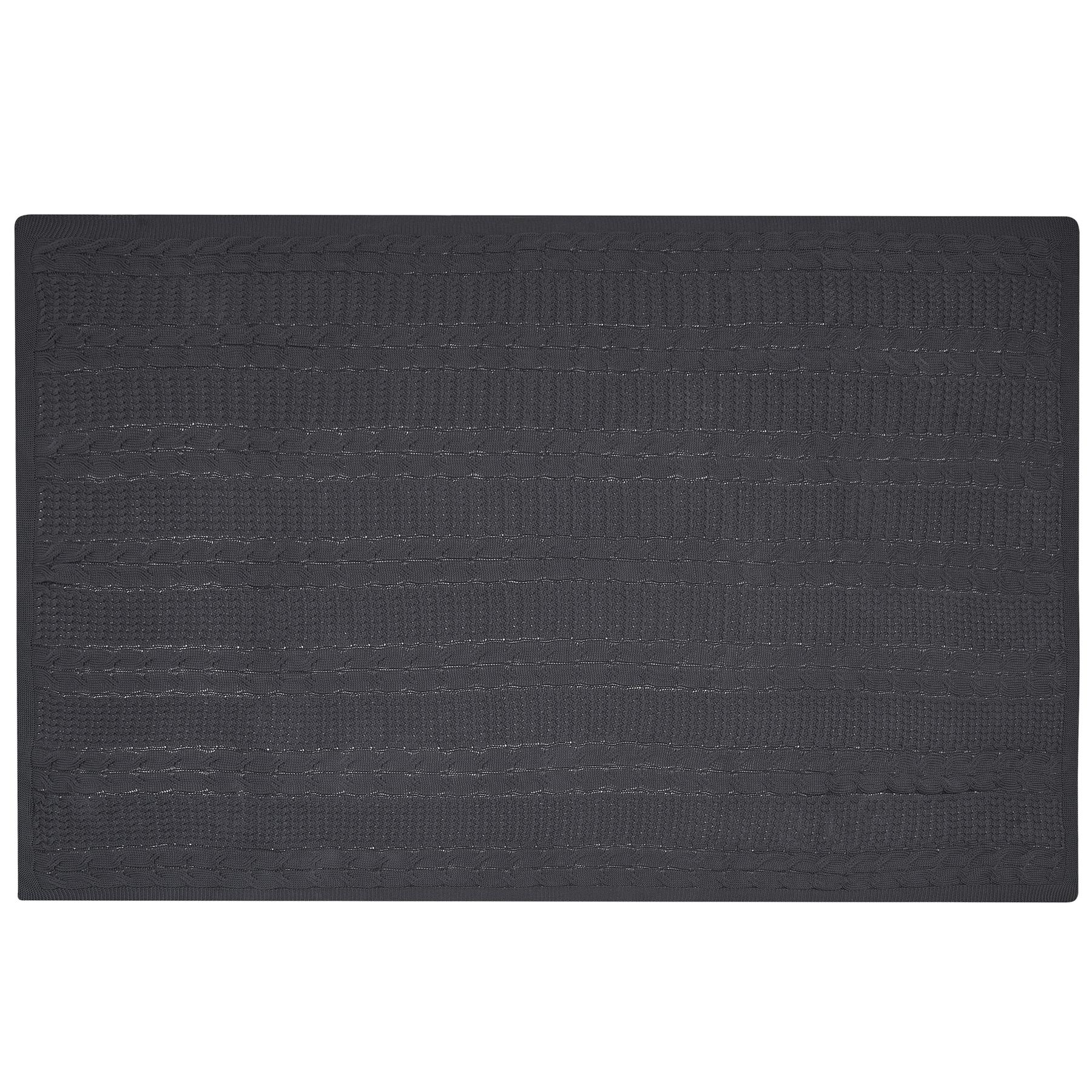 Beliani - FETHIYE - Plaid - Grijs - 140 x 170 cm - Katoen