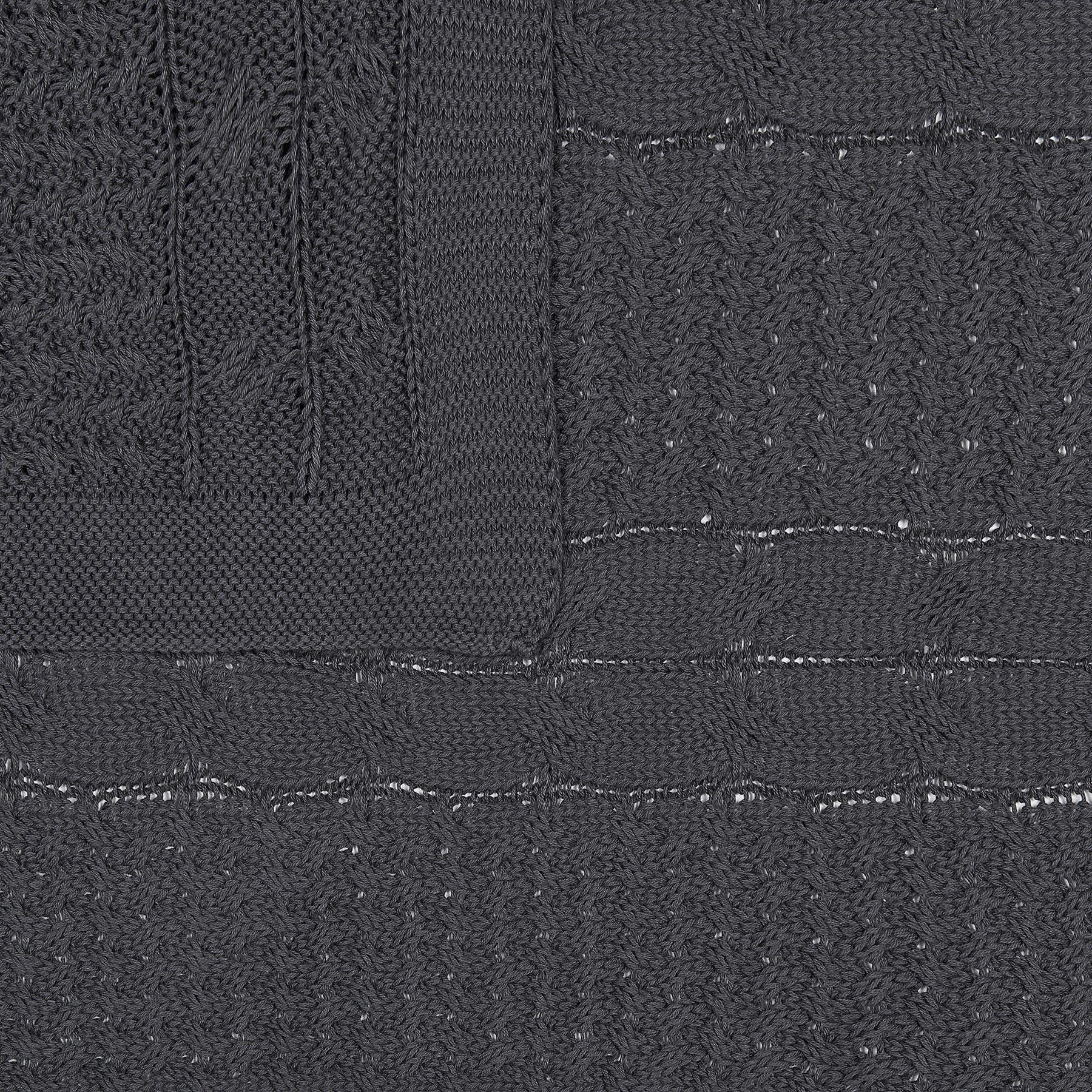 Beliani - FETHIYE - Plaid - Grijs - 140 x 170 cm - Katoen