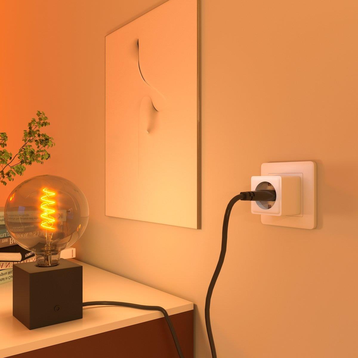Calex Slimme Stekker - 3 stuks - Smart Plug met Energiemeter - Wit